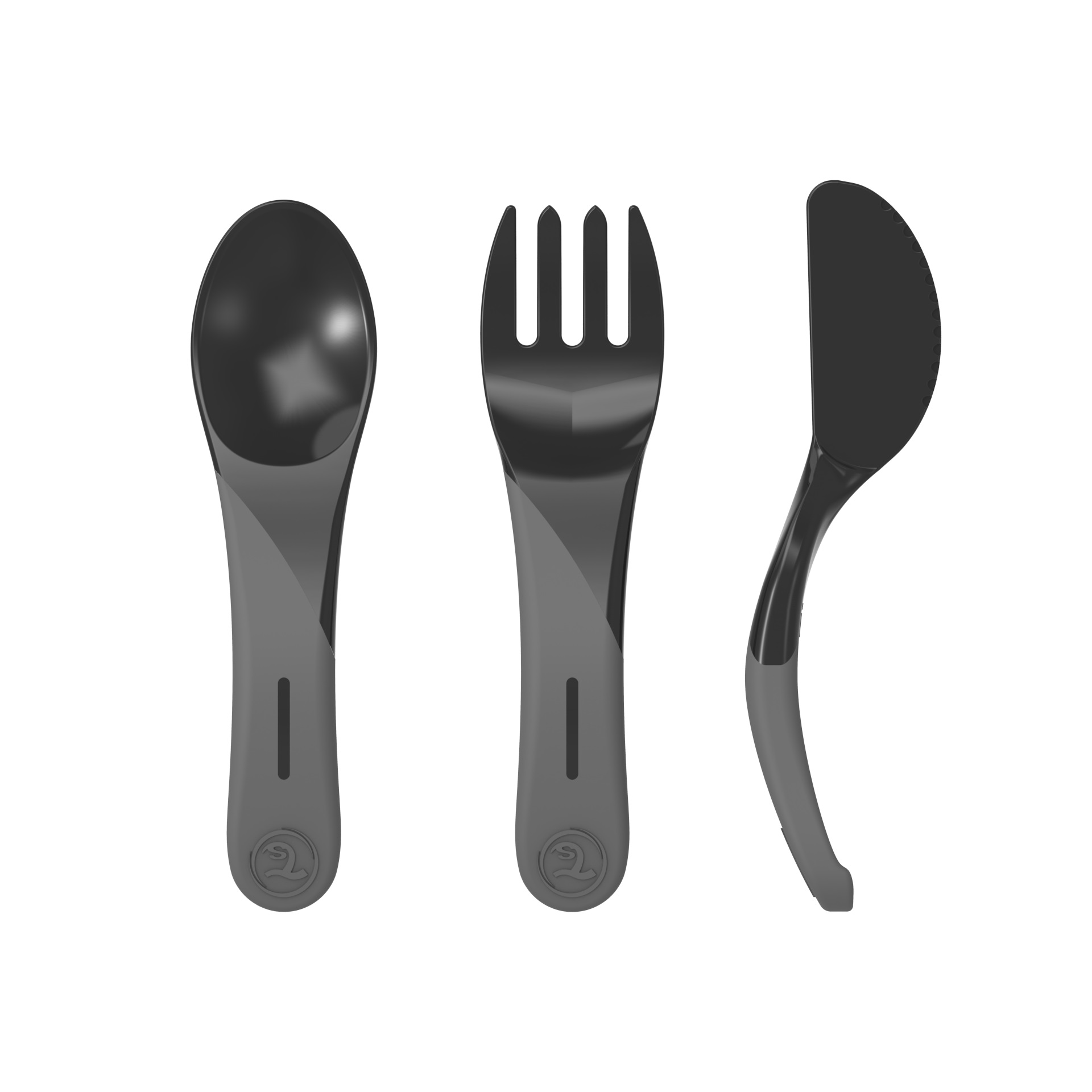 Twistshake learn Cutlery 6+ black