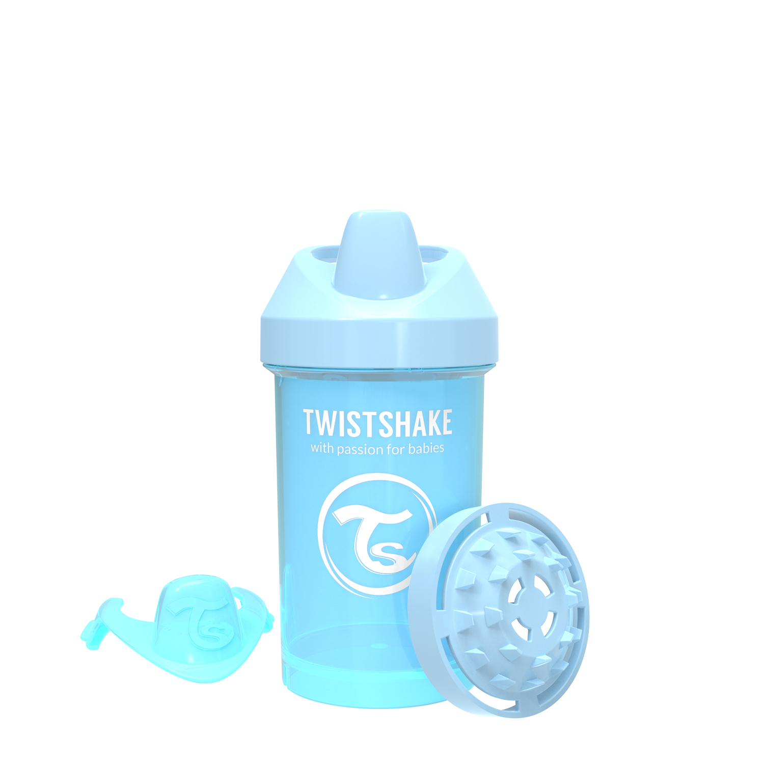 Twistshake Crawler Cup Babyblå +8m 300 ml