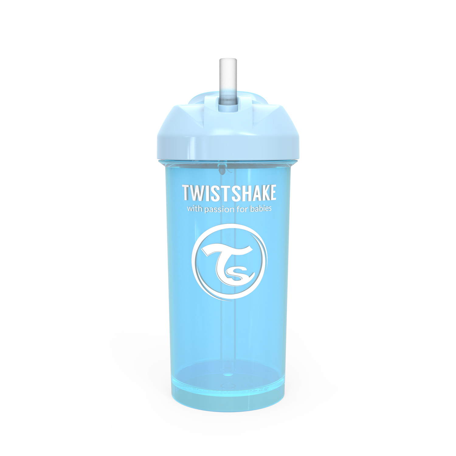 Twistshake Straw Cup Pastellblå 360 ml