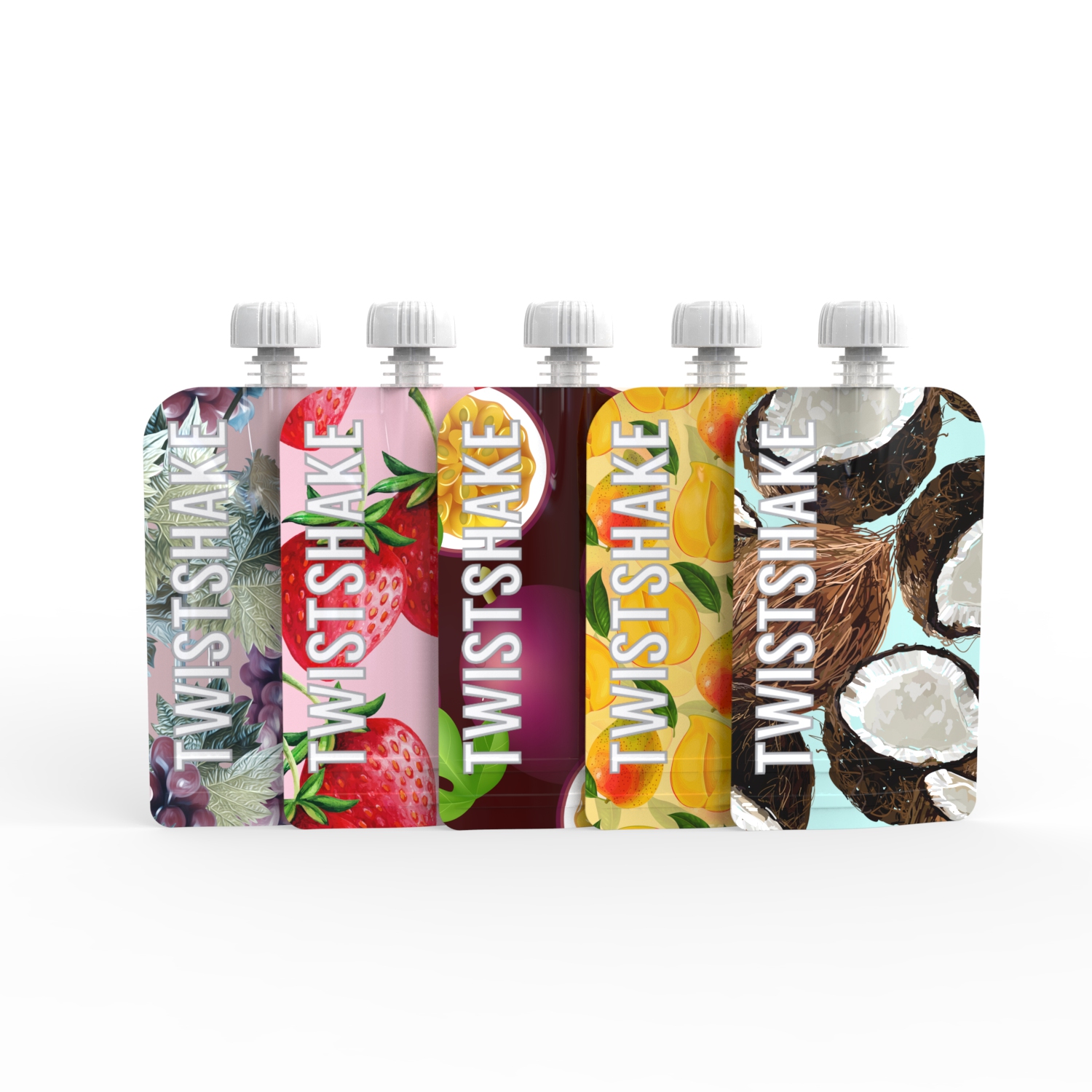 Twistshake Squeeze Bag 100 ml 5 st