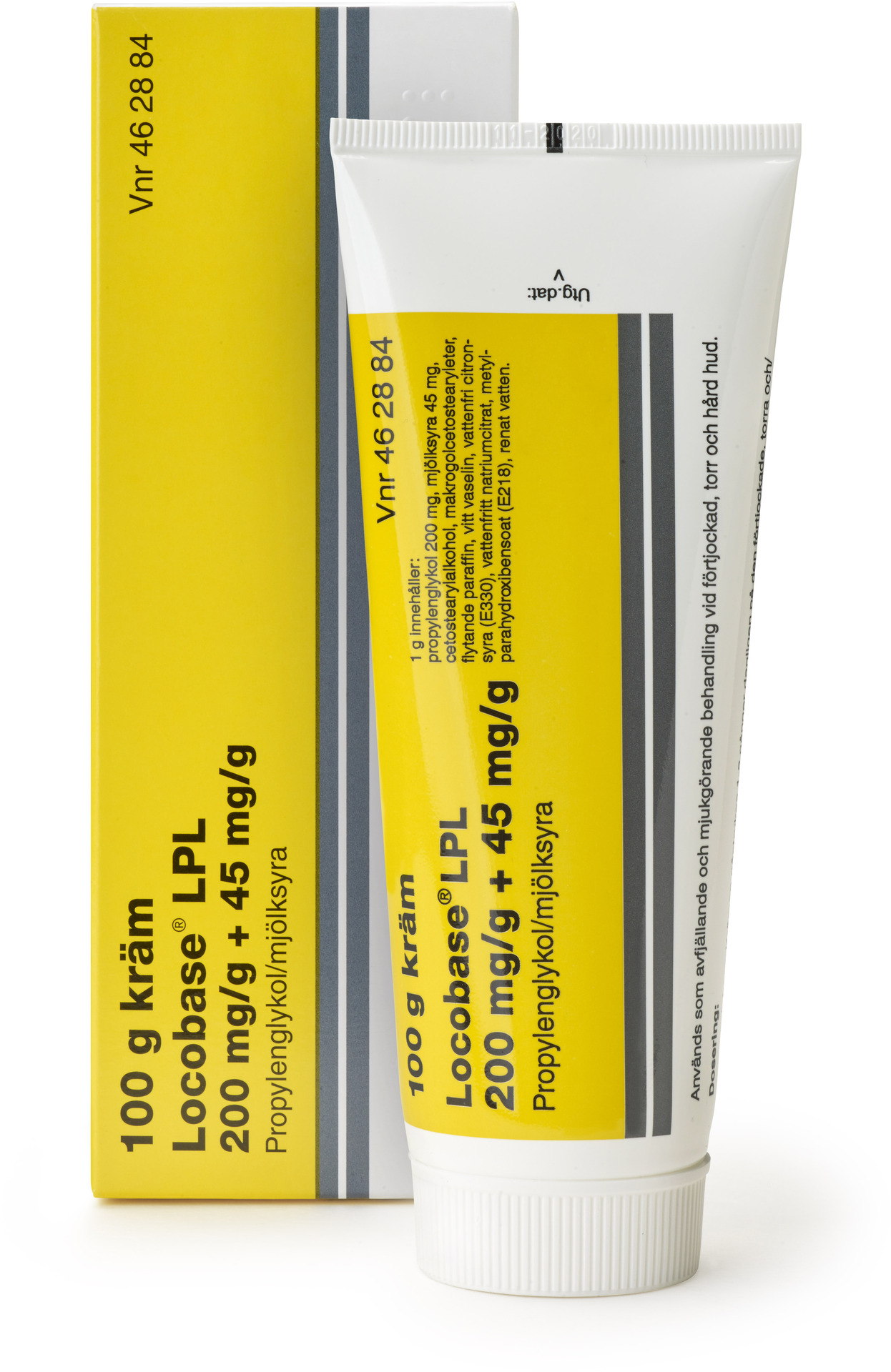 Locobase LPL 200 mg/g + 45 mg/g Kräm 100 g