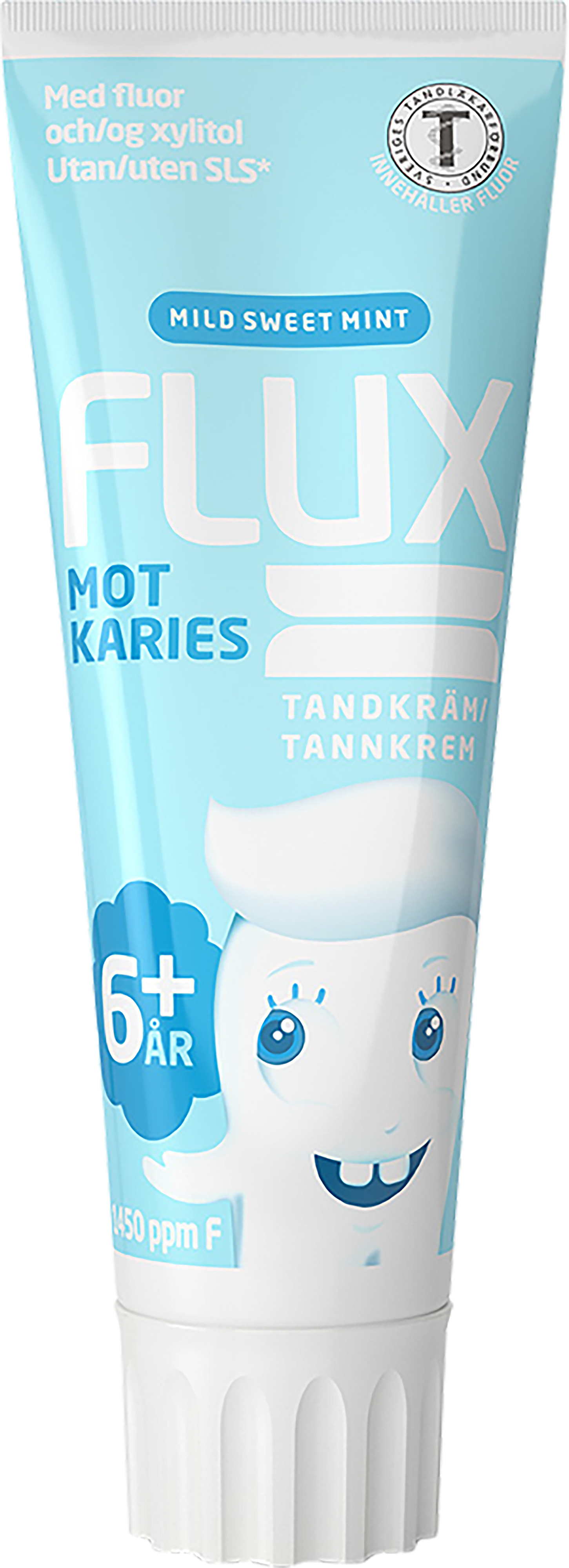 FLUX Mild Sweet Mint 6+ år 75 ml