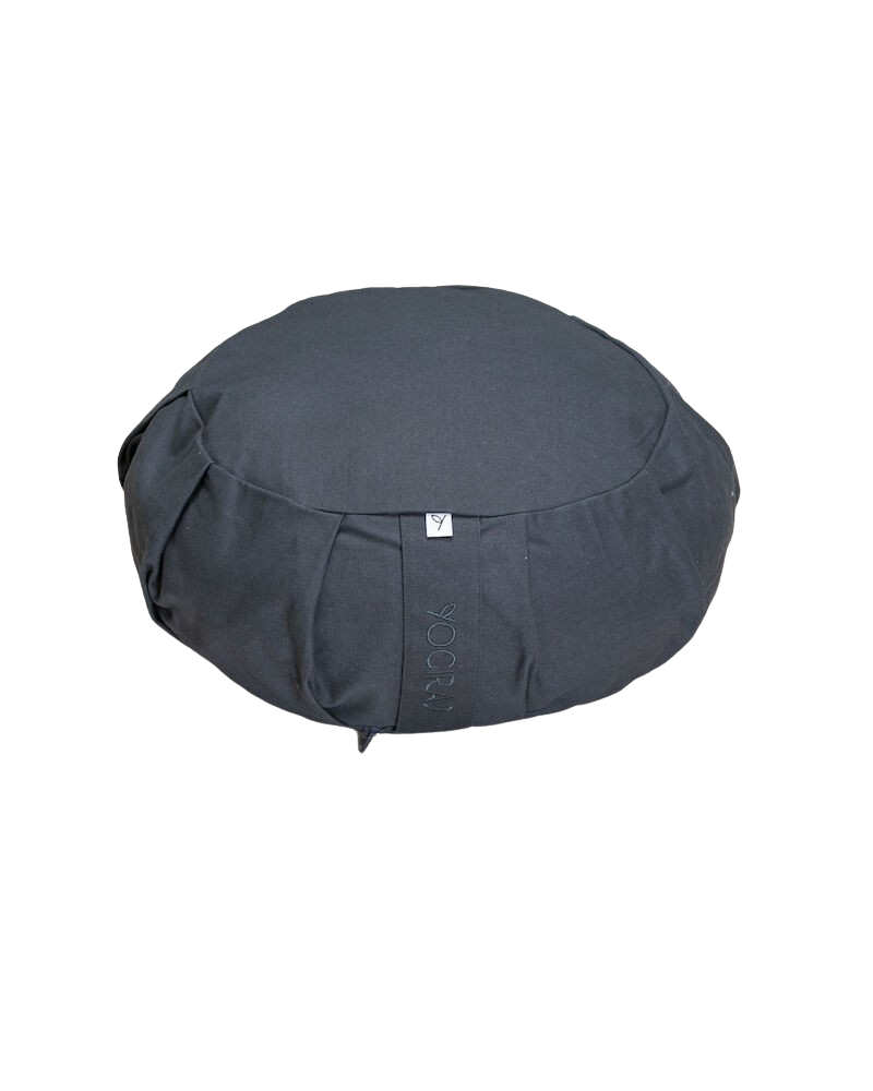 Yogiraj Meditation Cushion Round Graphite Grey