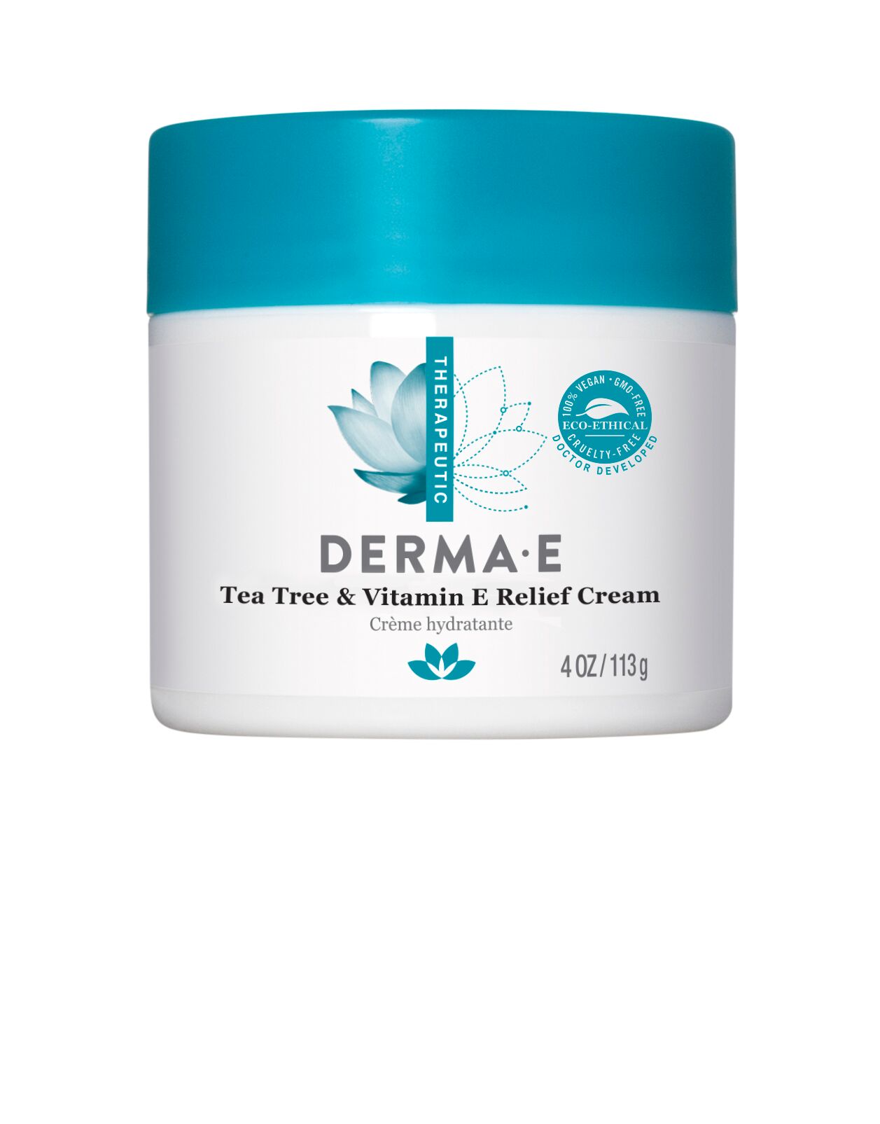 Derma E Tea Tree & Vitamin E Antiseptic Cream 113 g