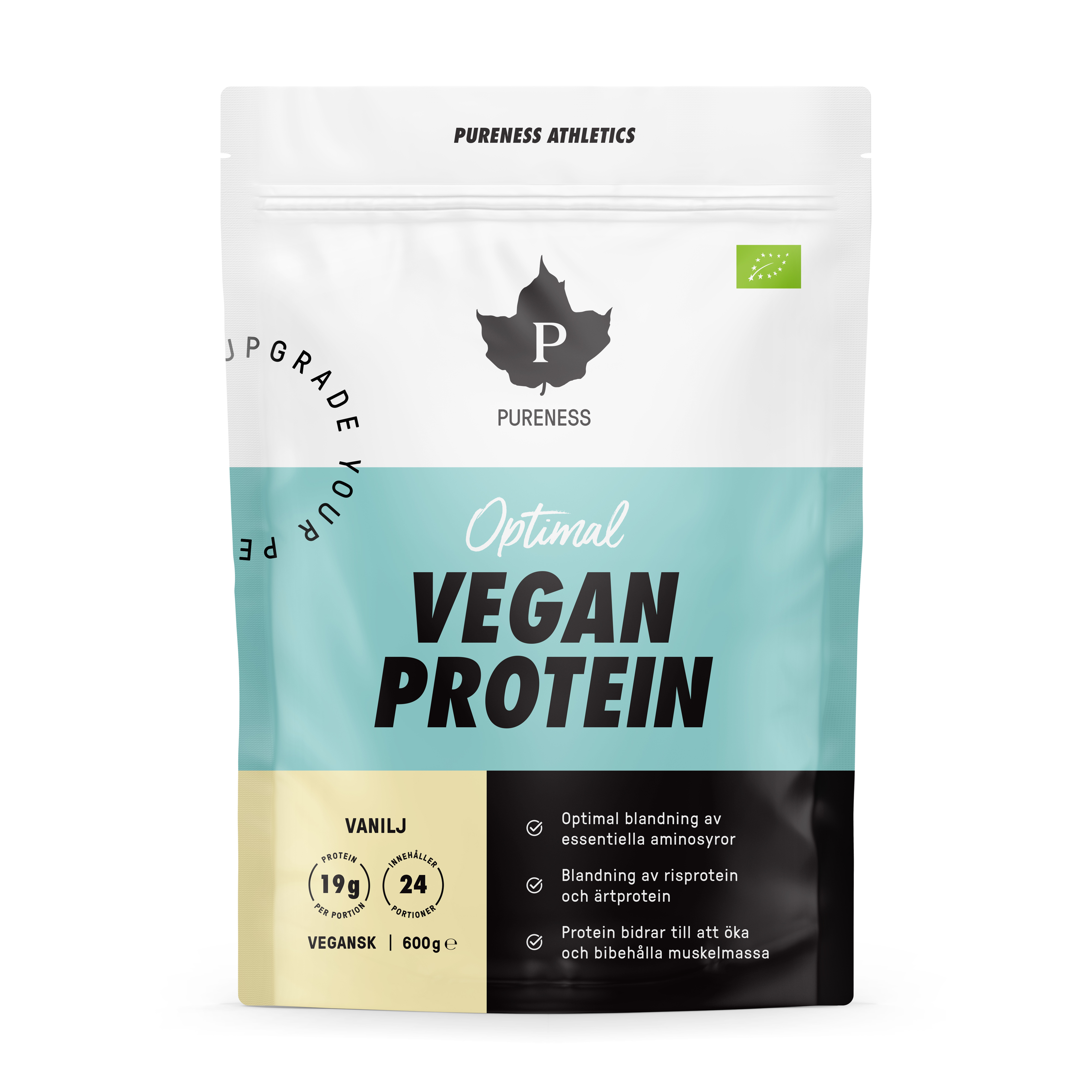 Pureness Athletics Optimal Vegan Protein Vanilj 600 g