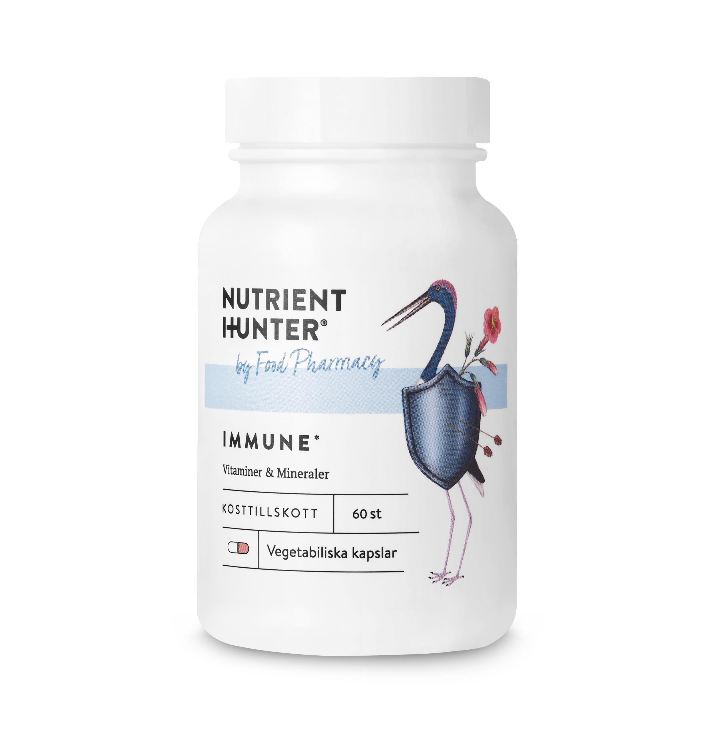 NUTRIENT HUNTER by Food Pharmacy Immune Vitaminer & Mineraler 60 kapslar