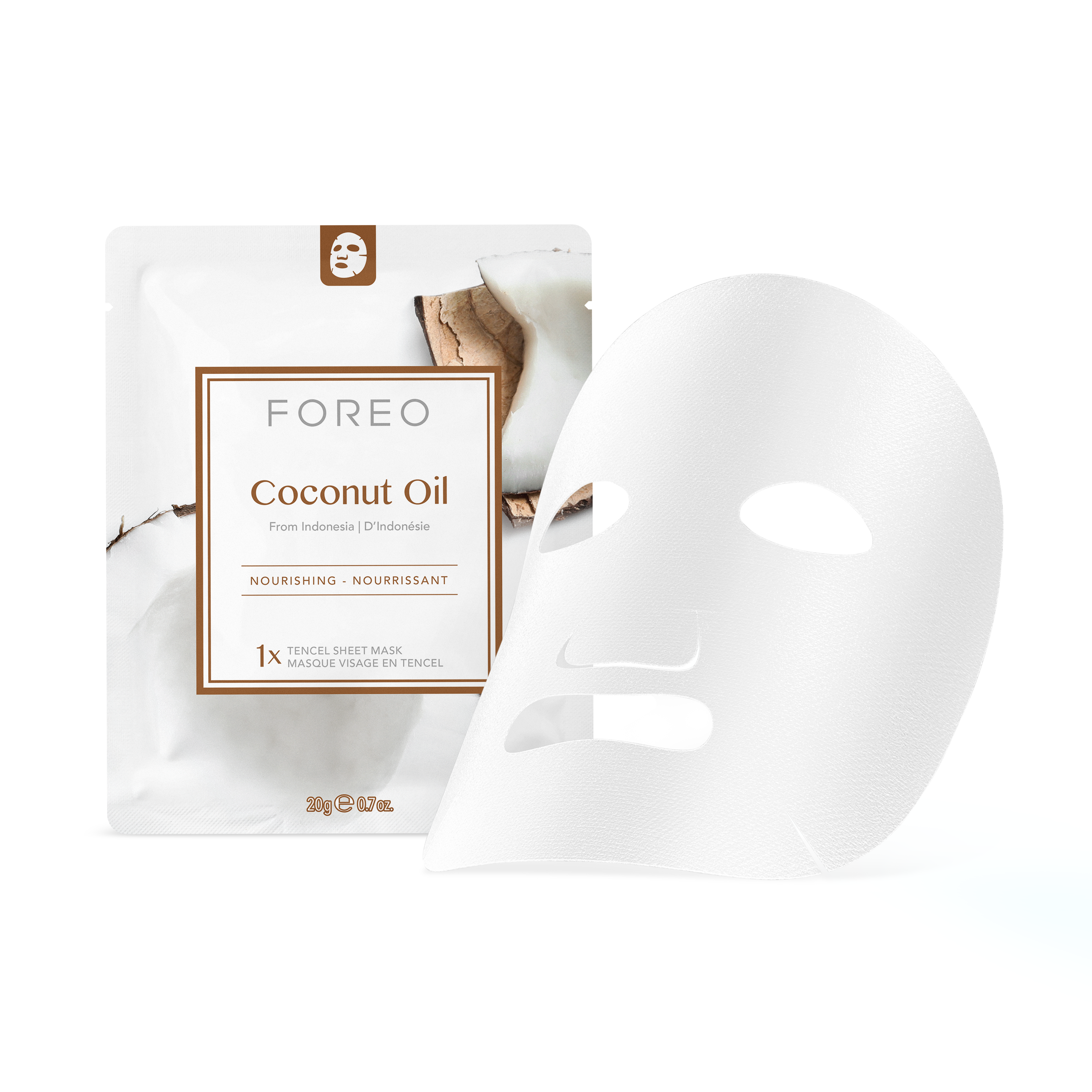 FOREO Farm To Face Sheet Mask Coconut Oil 3 st