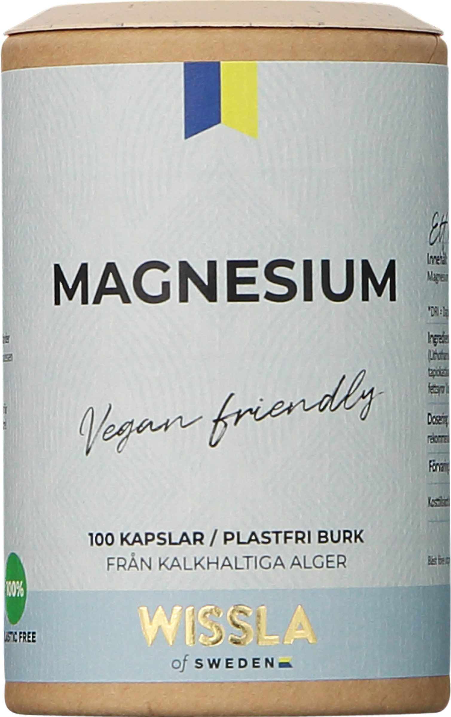 Wissla of Sweden Magnesium 100 kapslar
