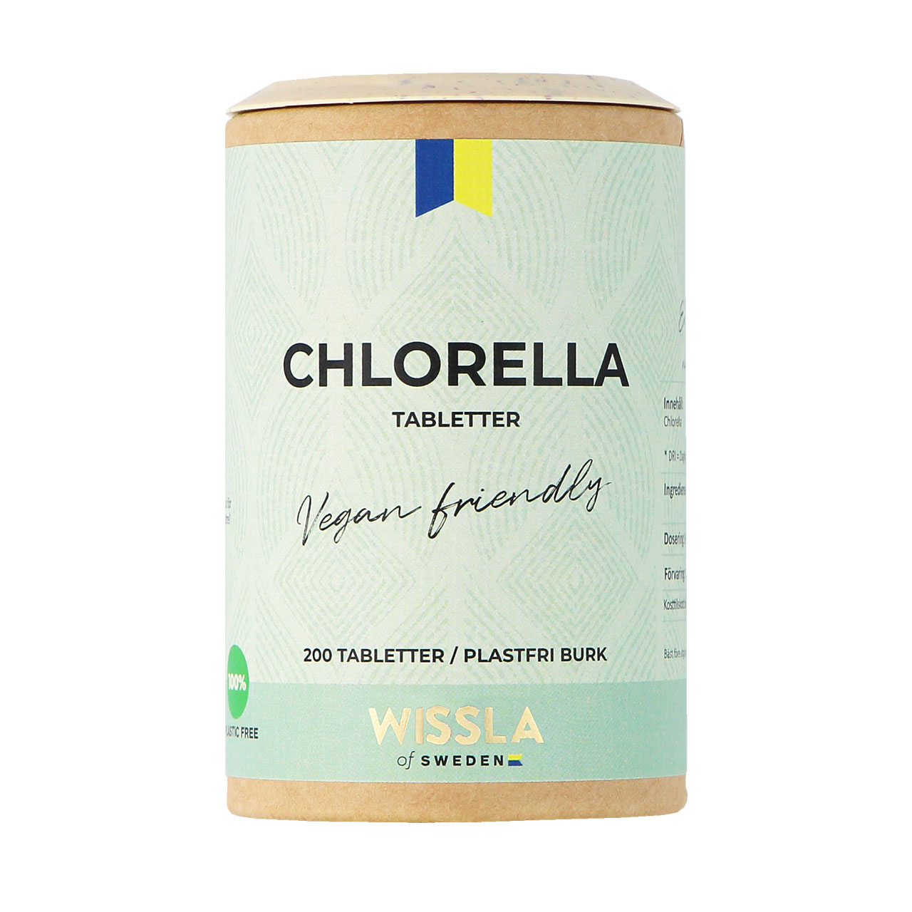 Wissla of Sweden Chlorella 200 tabletter