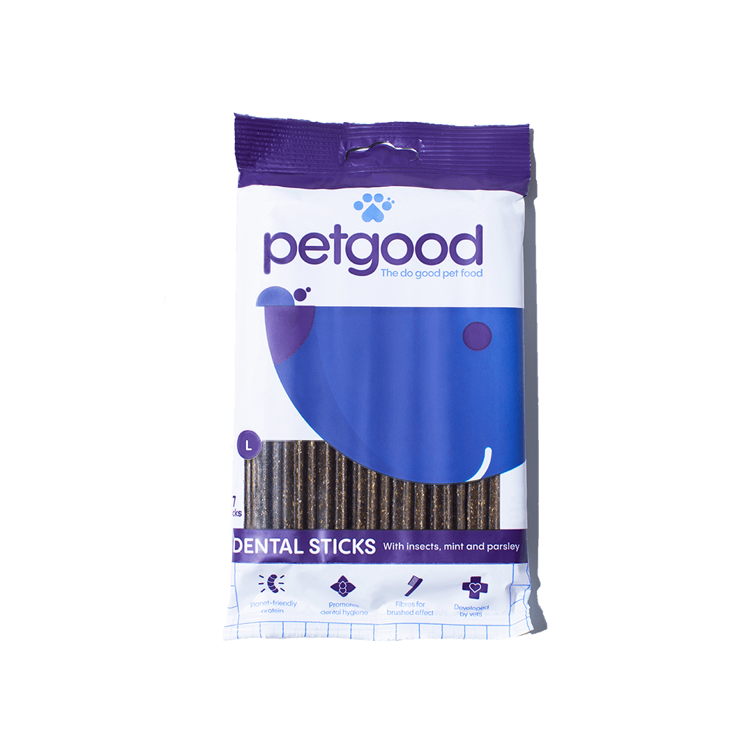 Petgood Dental Sticks med insektsprotein Large 7 st