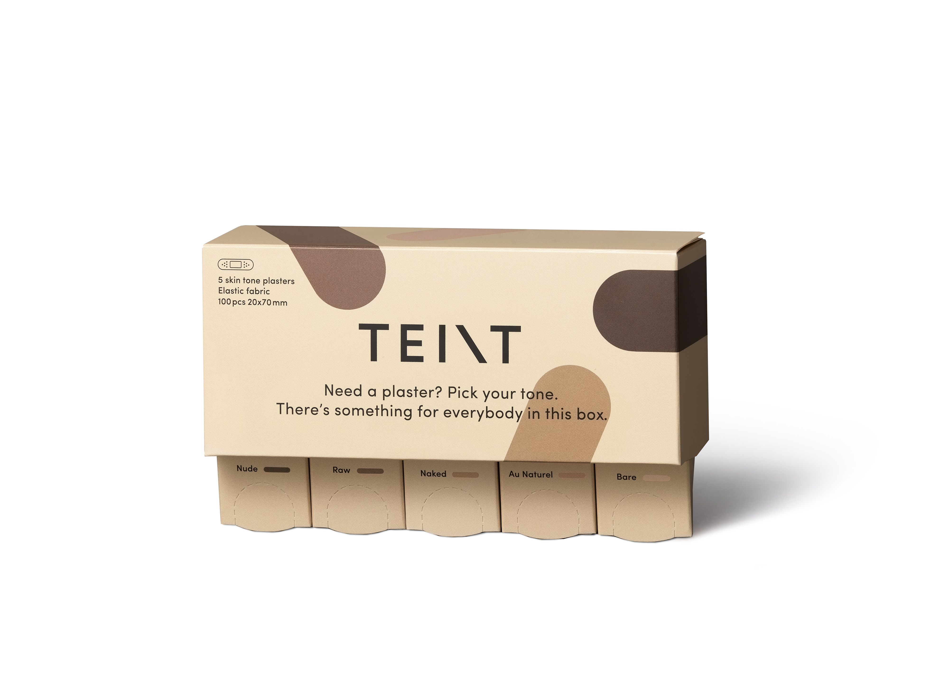 Teint Textilplåster Multipack 100 st