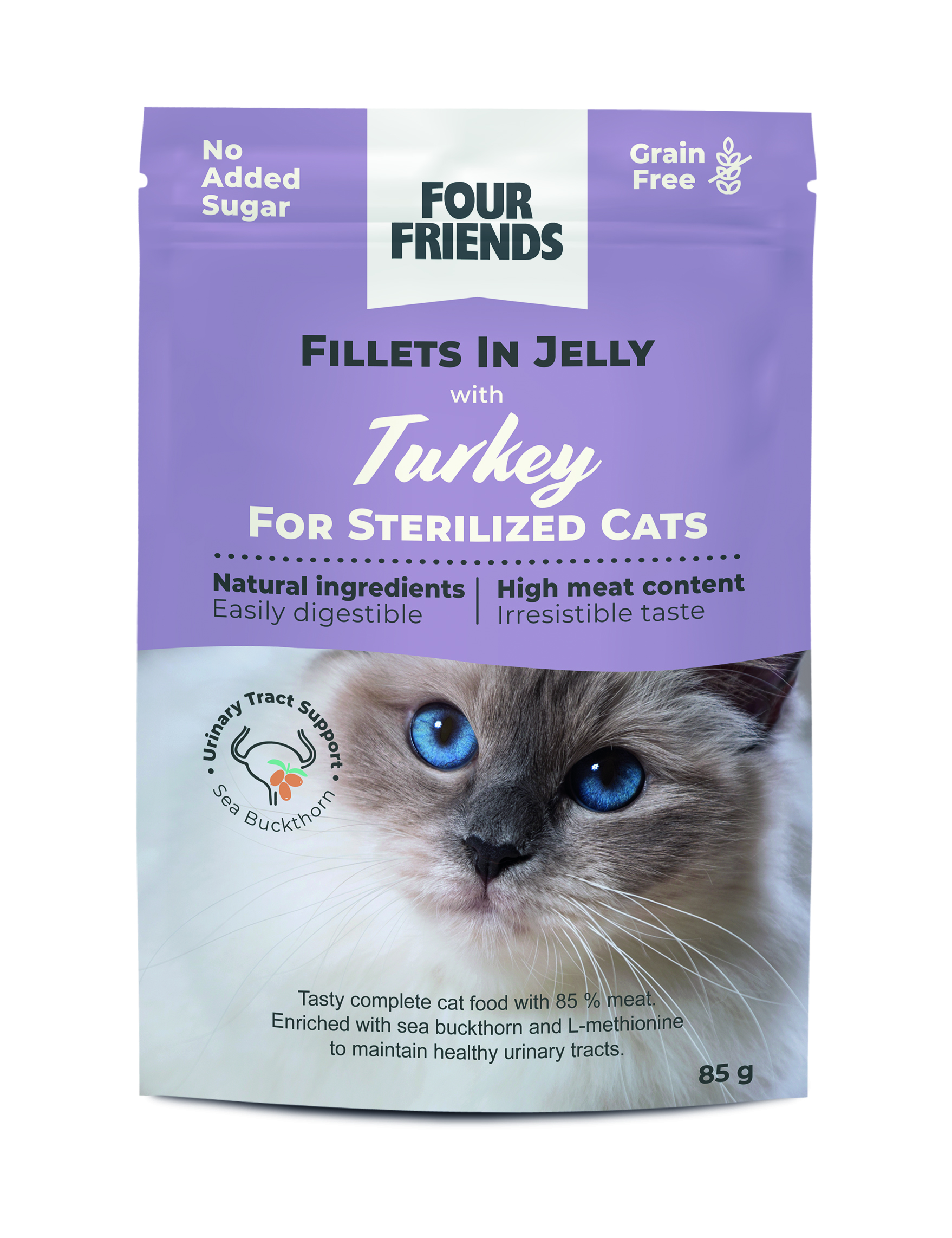 FourFriends Turkey in Jelly Pouch 85 g