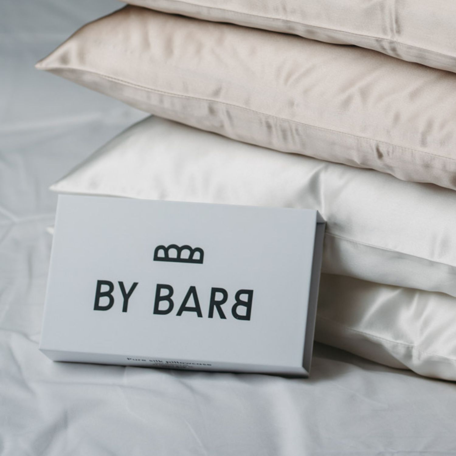 ByBarb Presentkit: Sidenörngott + Stor Sidensnodd Mörkgrå 1 set