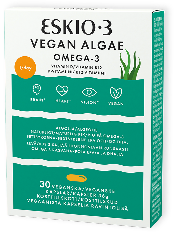 Eskio-3 Vegan Algae 30 kapslar