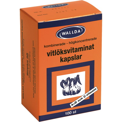 Wallda Vitlöksvitaminat 100 st