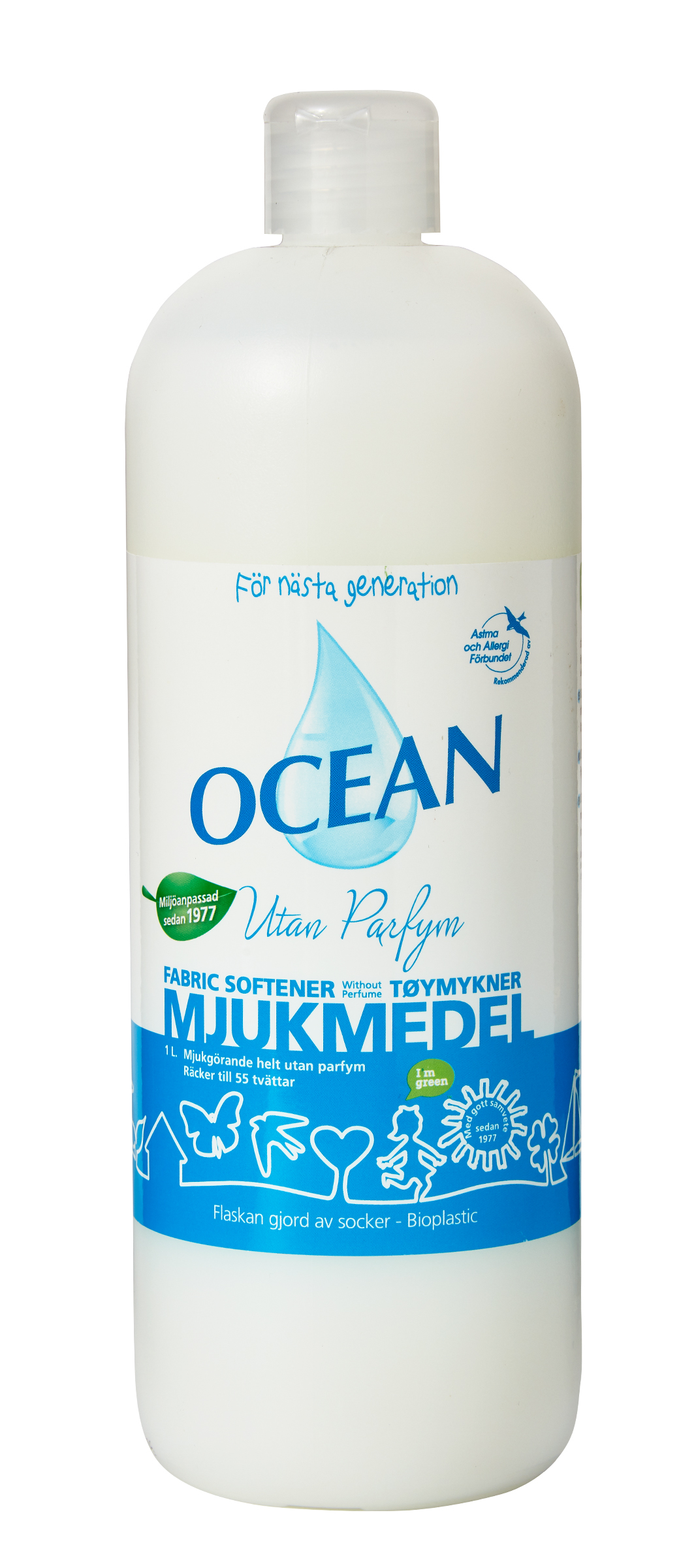 Ocean Mjukmedel Oparfymerad 1 liter