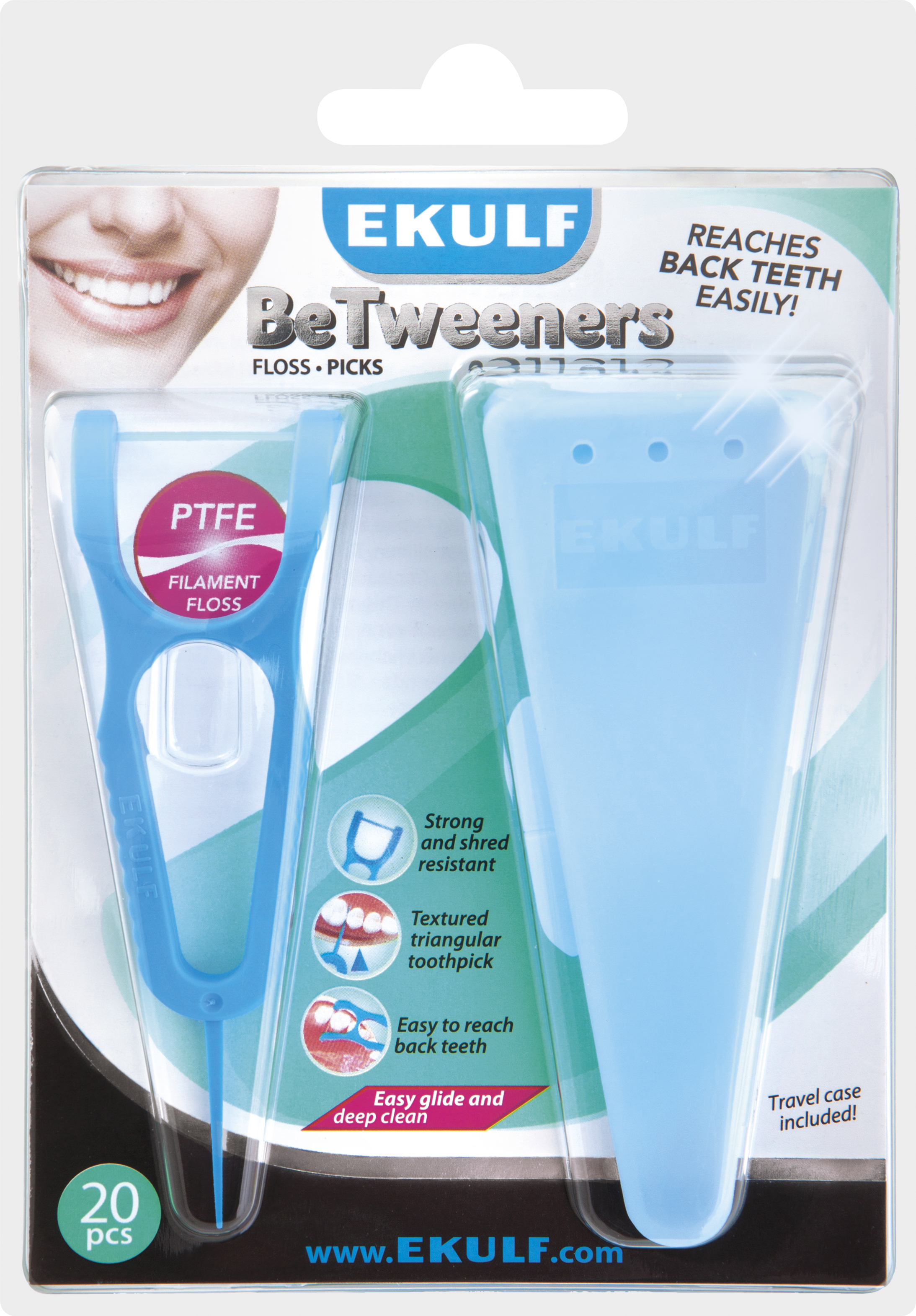EKULF BeTweeners floss picks 20 st