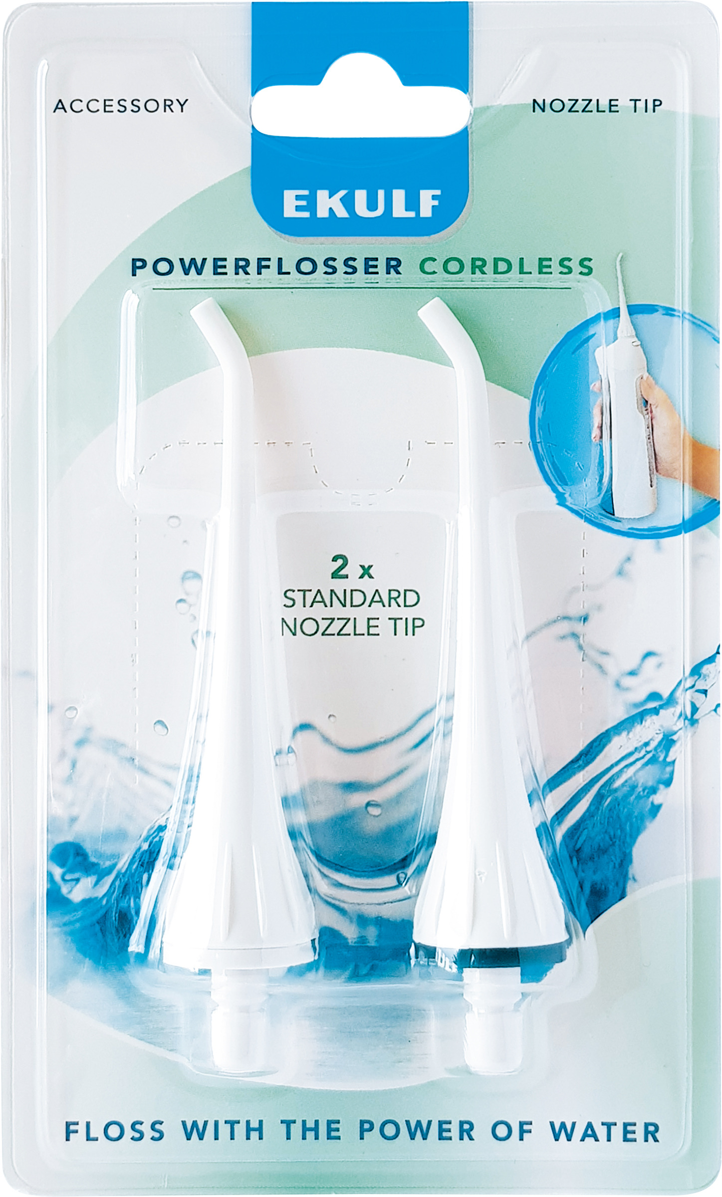 EKULF PowerFlosser Cordless Nozzle Tip 1 st