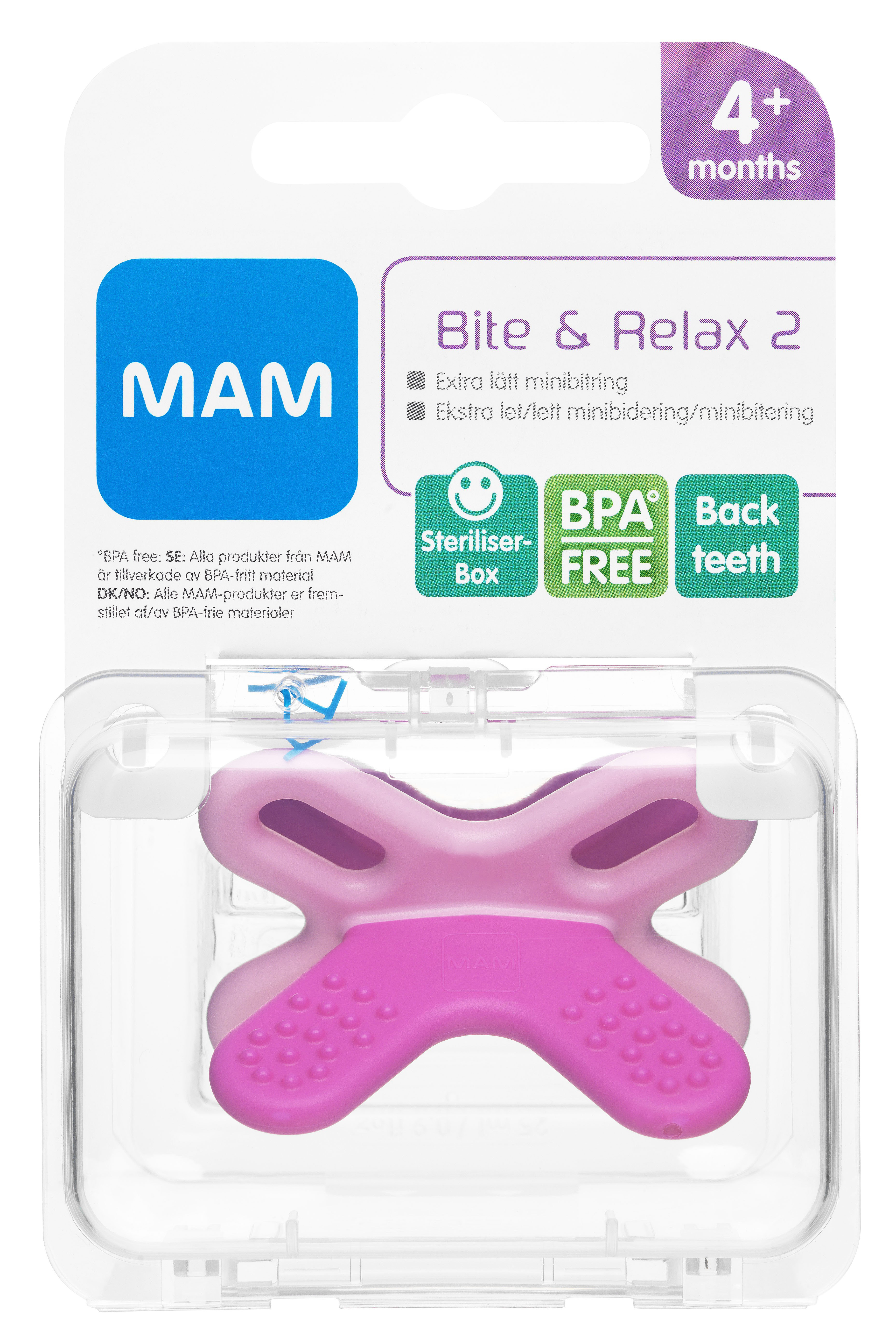 MAM Bite & relax 2 - Blandade färger