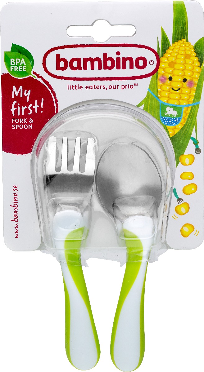 Bambino Äta själv-bestick  - Blandade färger