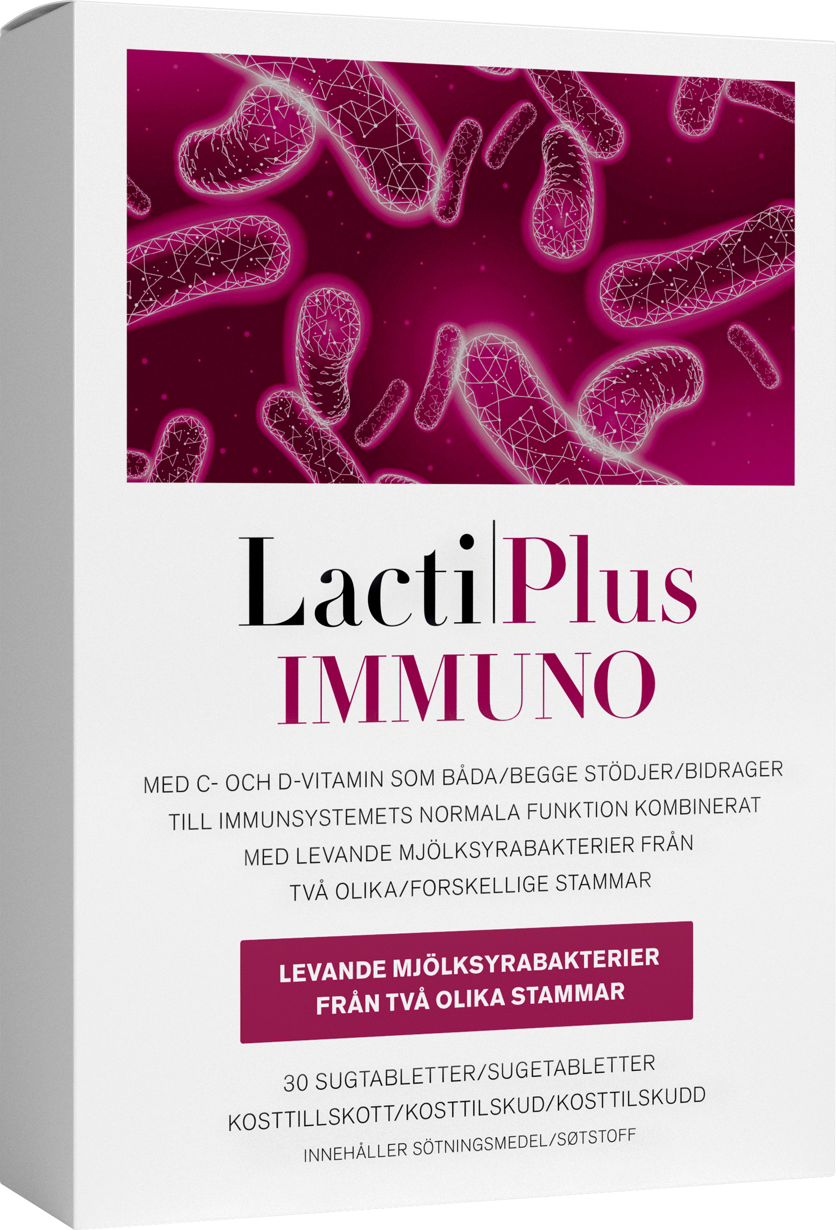LactiPlus Immuno 30 sugtabletter