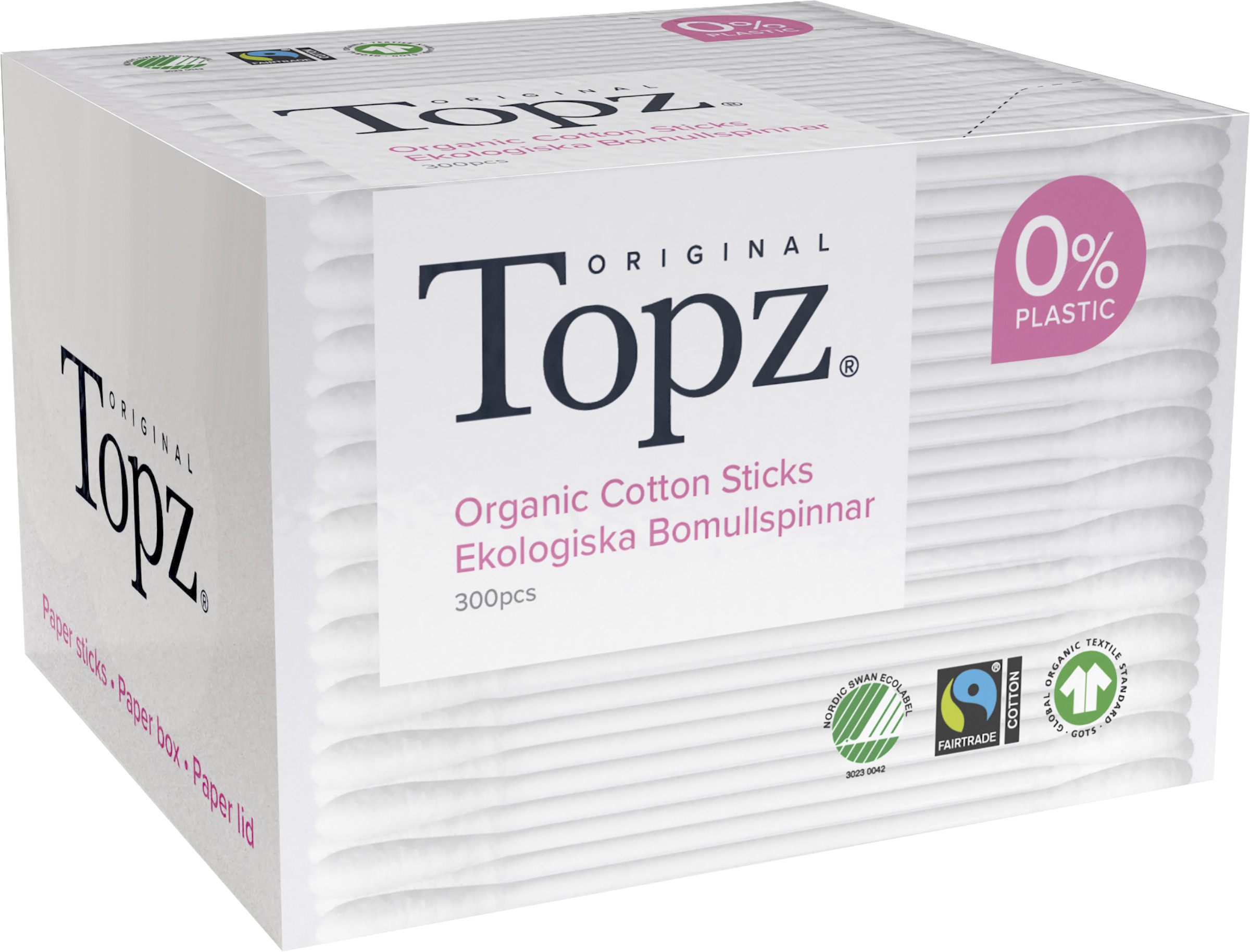 Topz Original Bomullspinnar 300 st