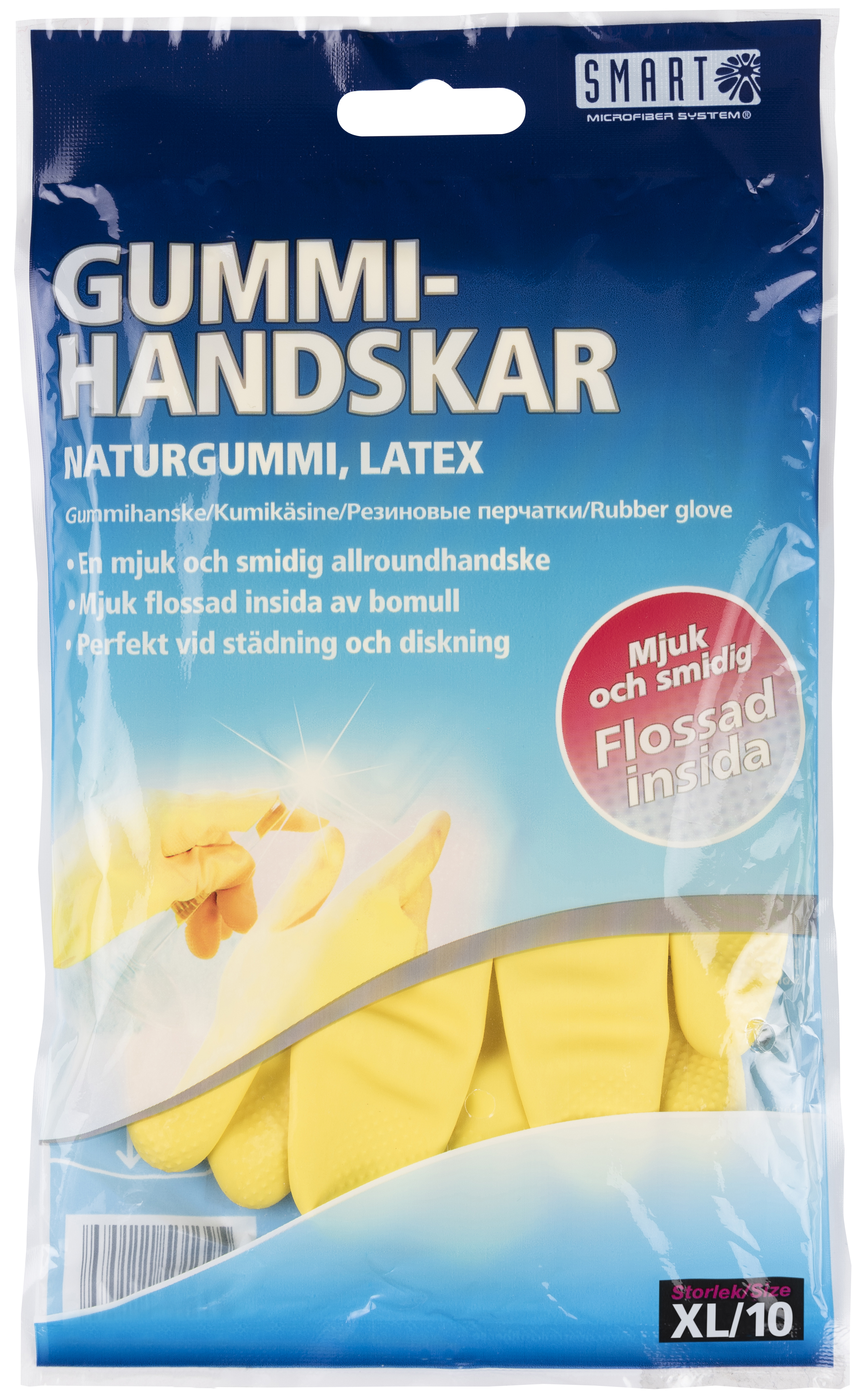 Smart Microfiber Gummihandske 9/XL 2 st
