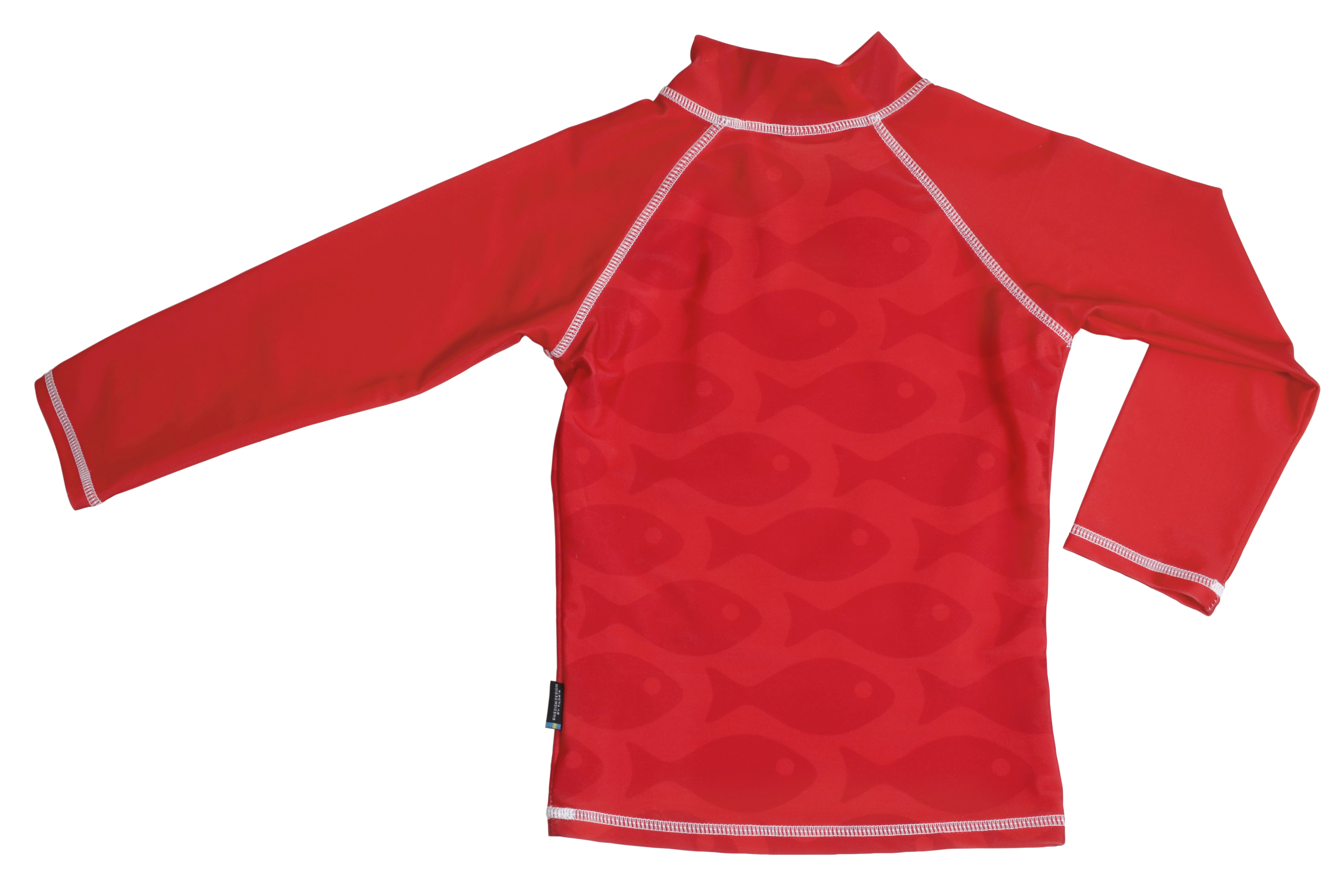 Swimpy Solid Fish Red UV-tröja Stl 110-116