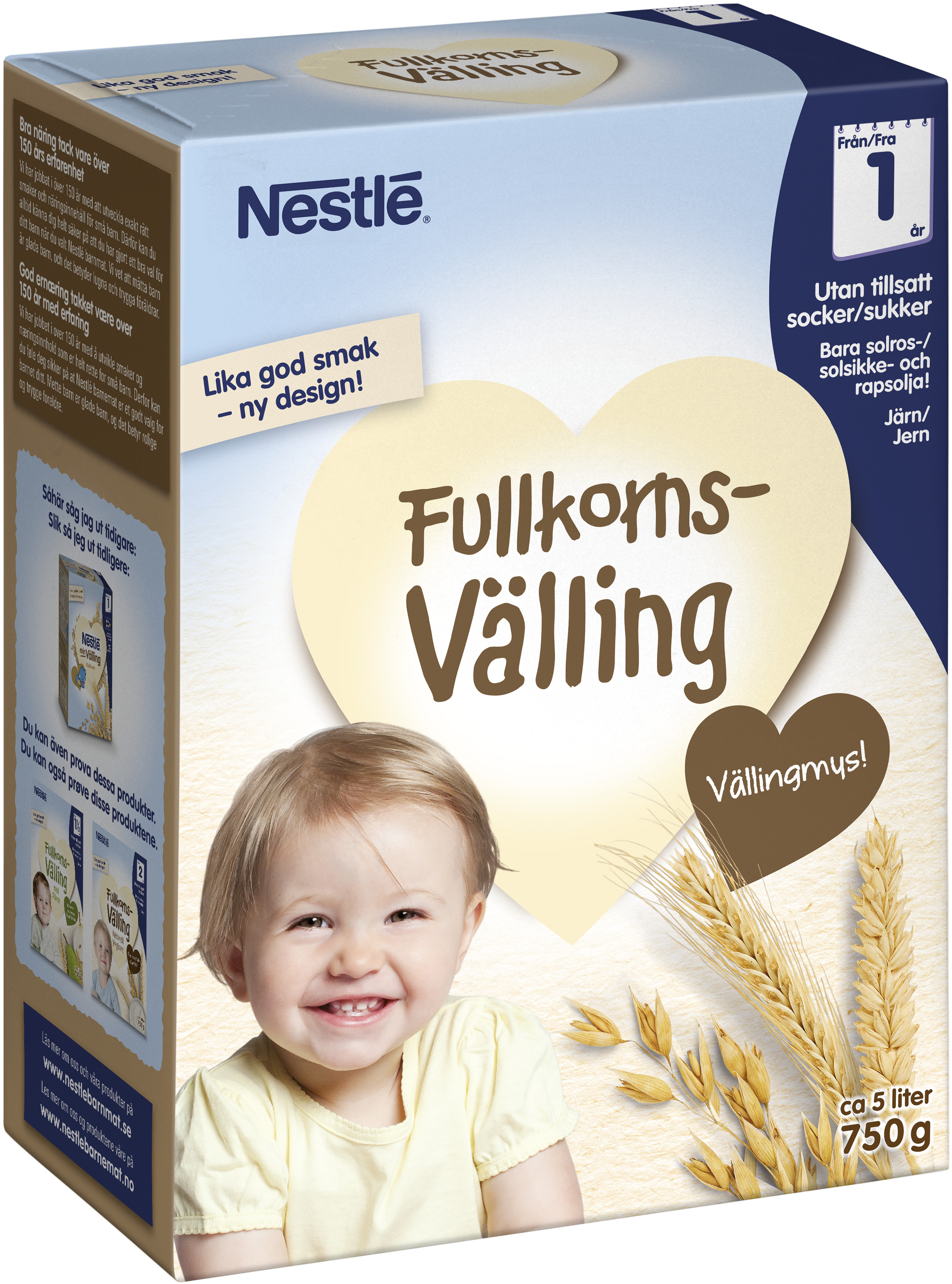 Nestlé Fullkornsvälling 12 månader 750 g