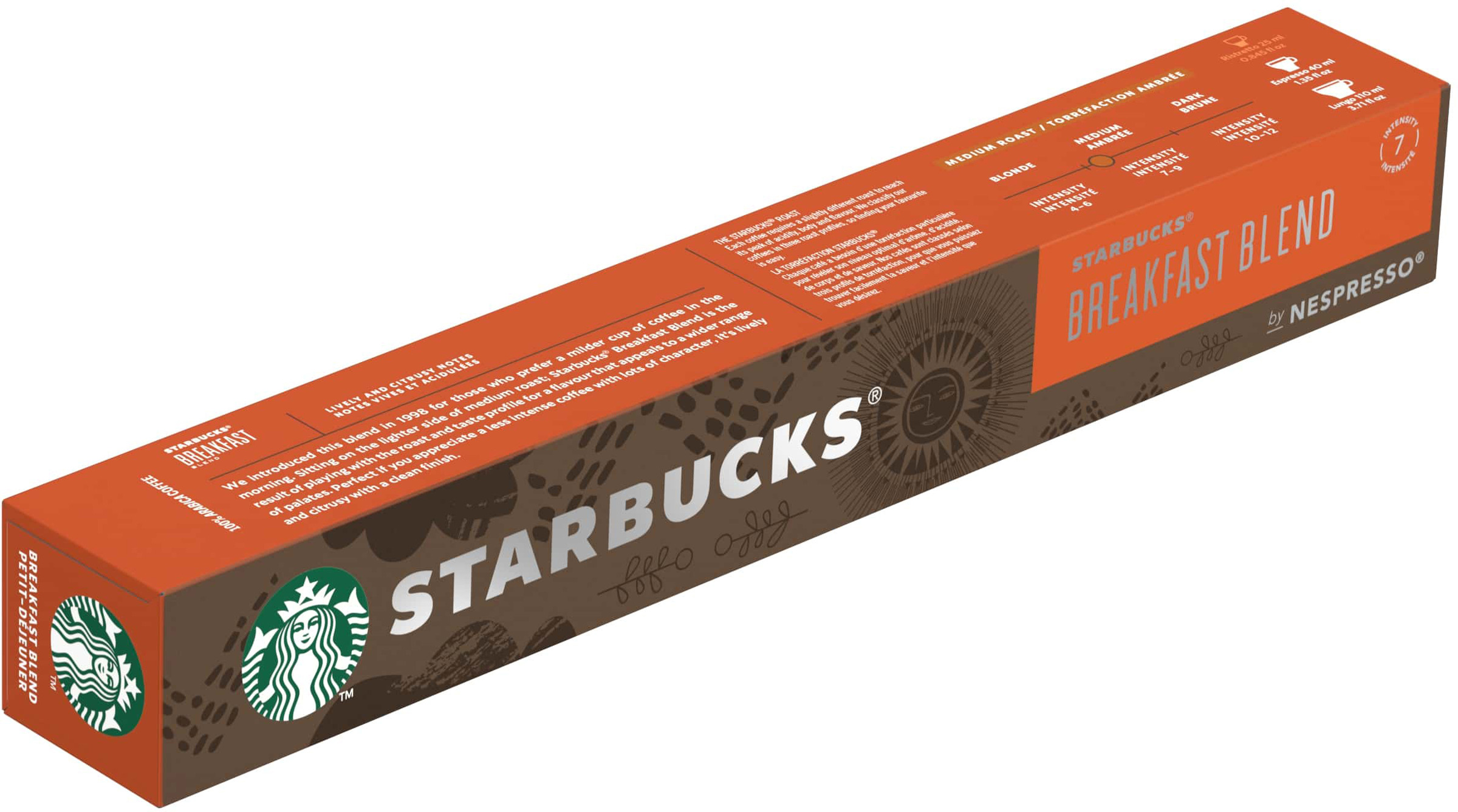 STARBUCKS Starbucks by Nespresso Breakfast Blend kaffekapslar 10 st