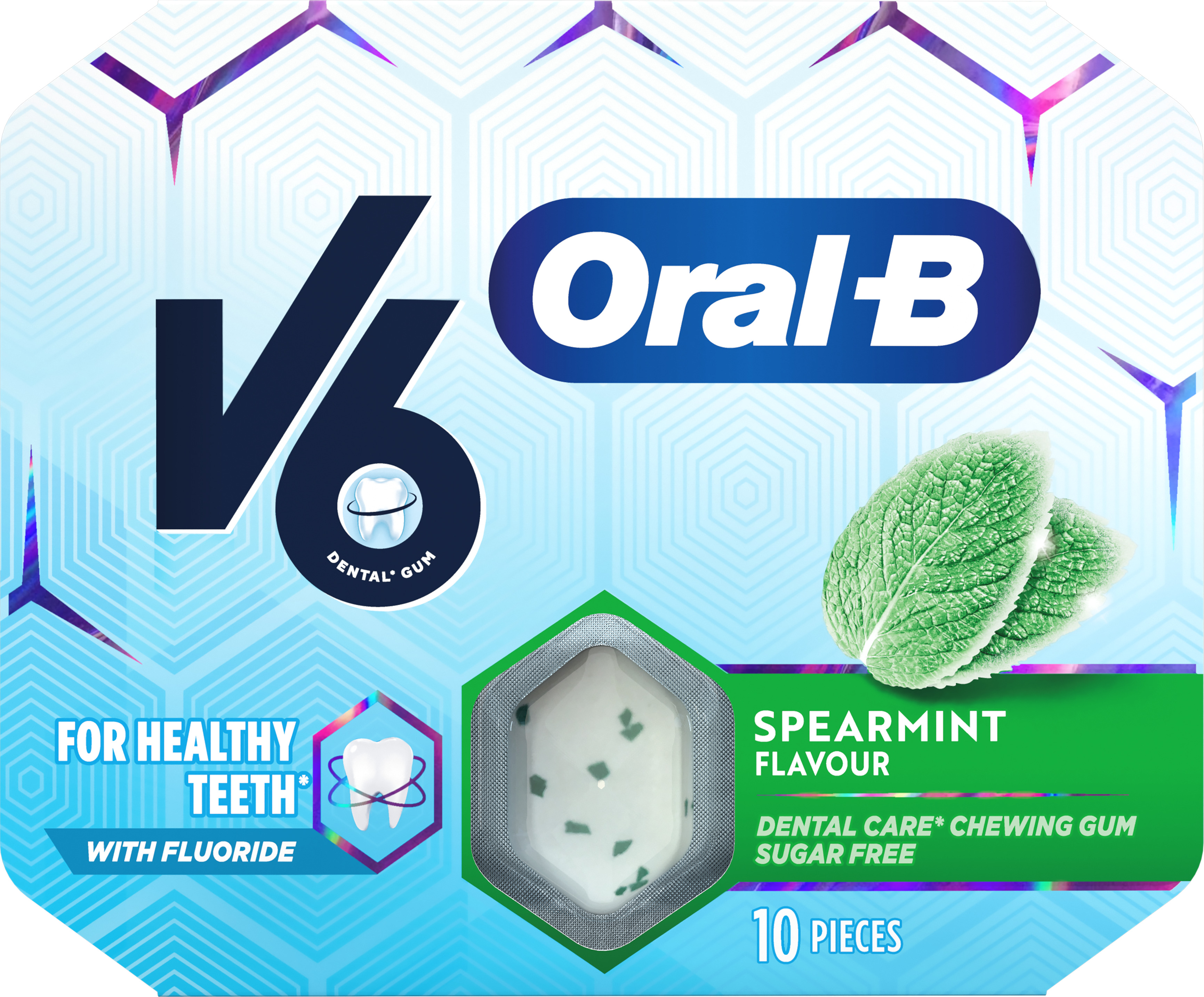 V6 Oral-B Dental Care Spearmint 10 st