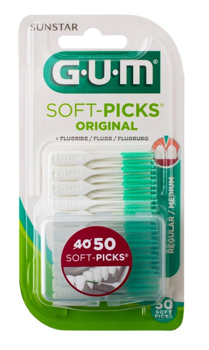 GUM Soft-picks original regular/medium 50 st