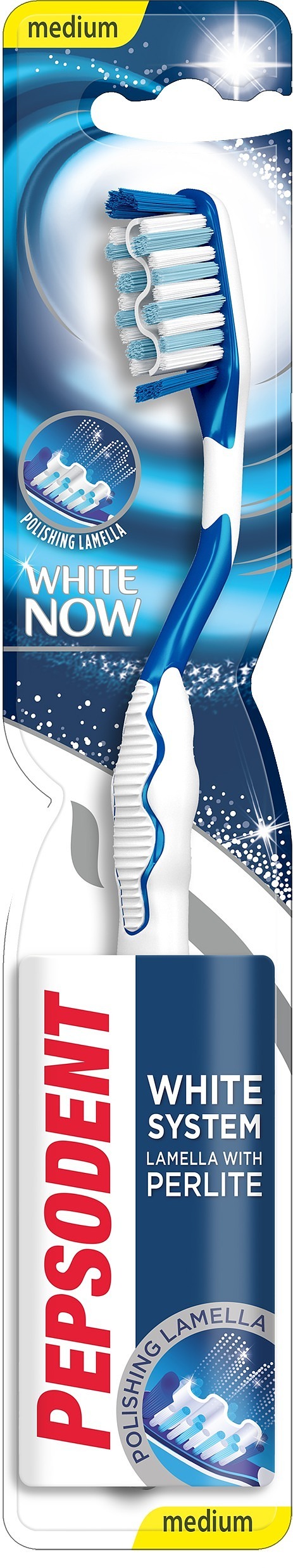 Pepsodent Tandborste White System Medium 1 st