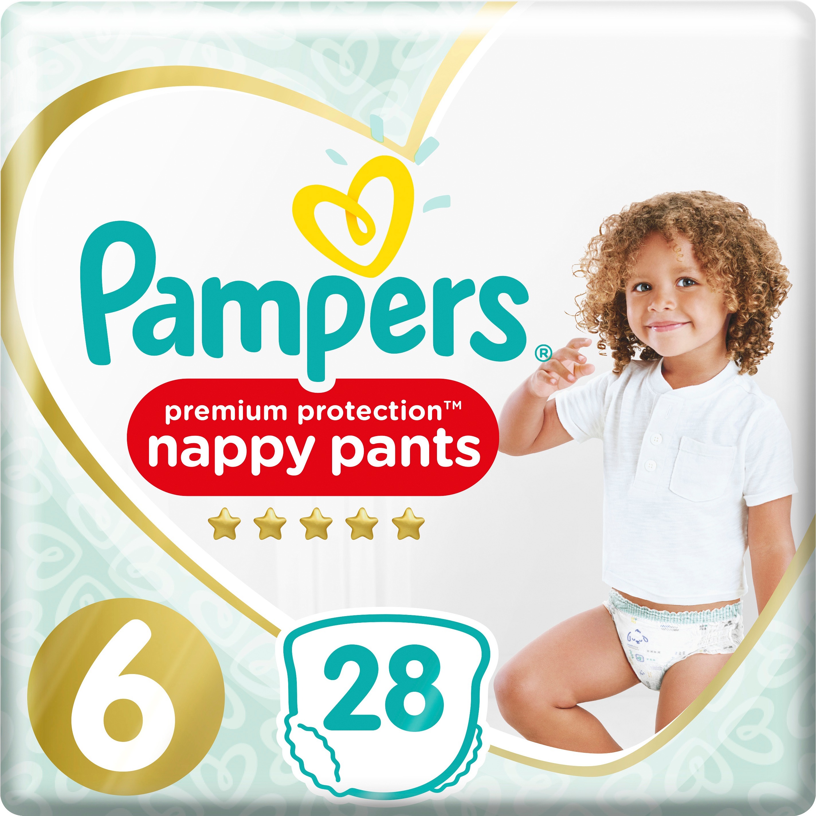 Pampers Premium Protection Pants 6 (+15kg) 28 st