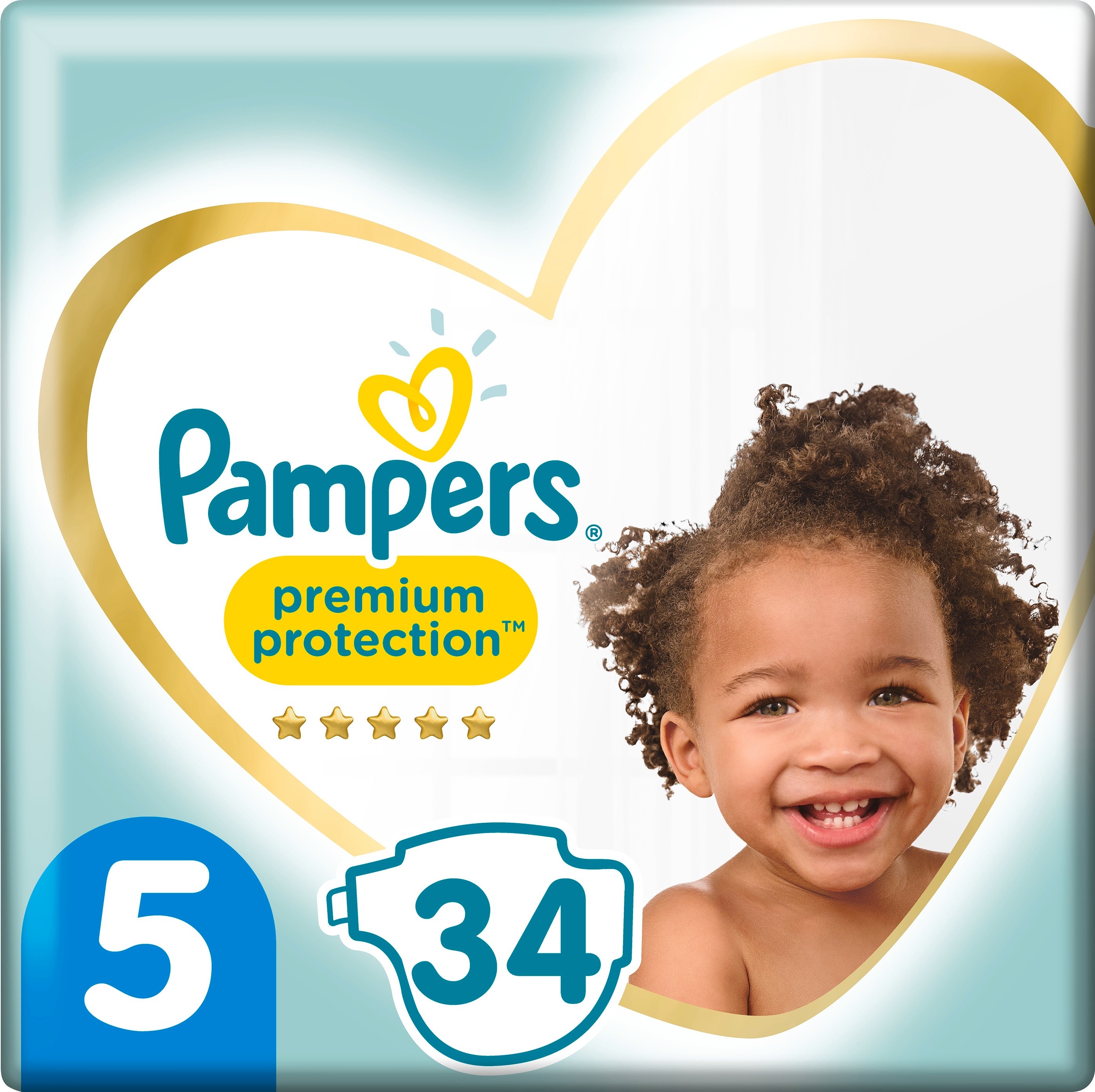 Pampers Premium Protection 5 (11-16kg) 34 st