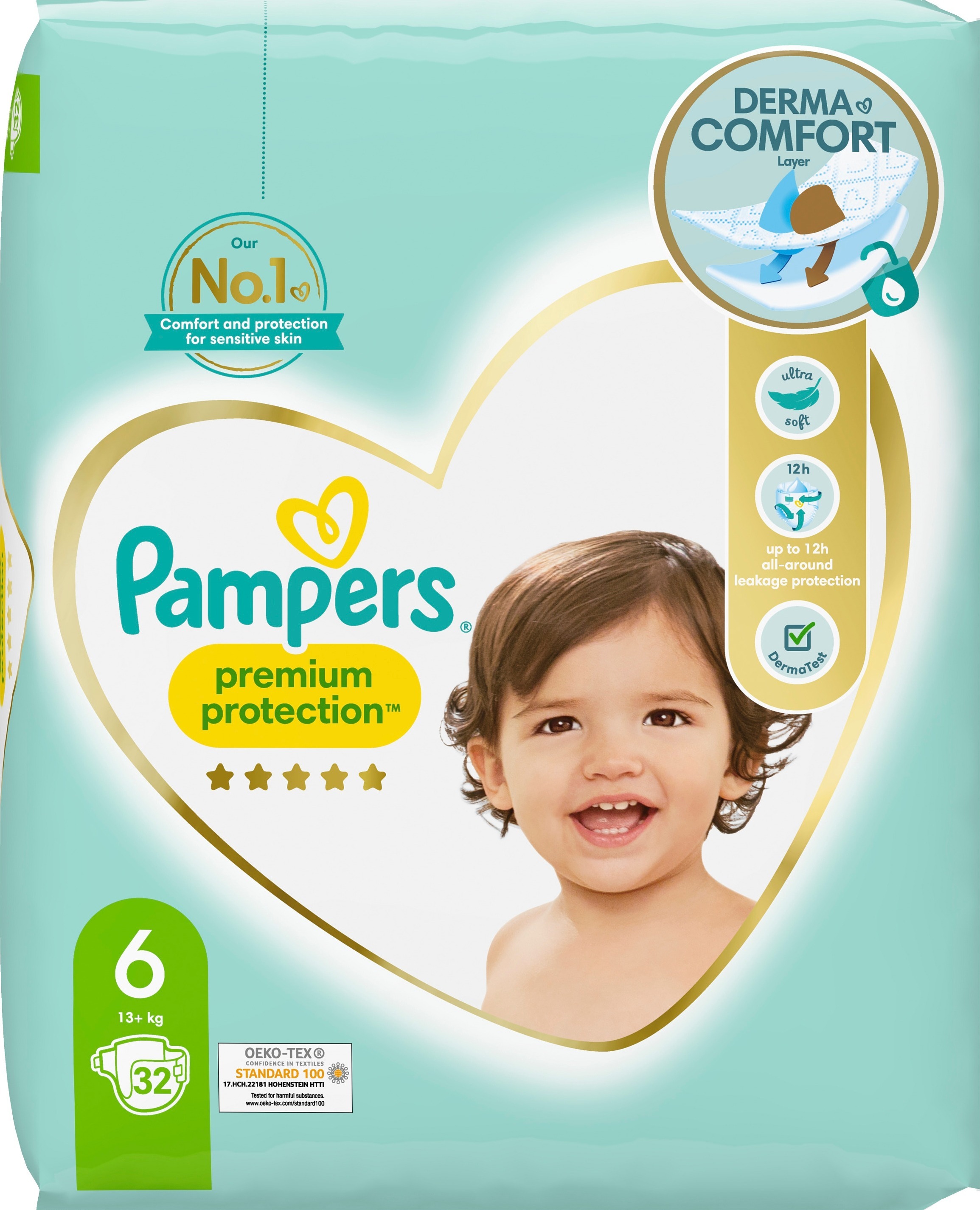 Pampers Premium Protection 6 (13-18kg) 32 st