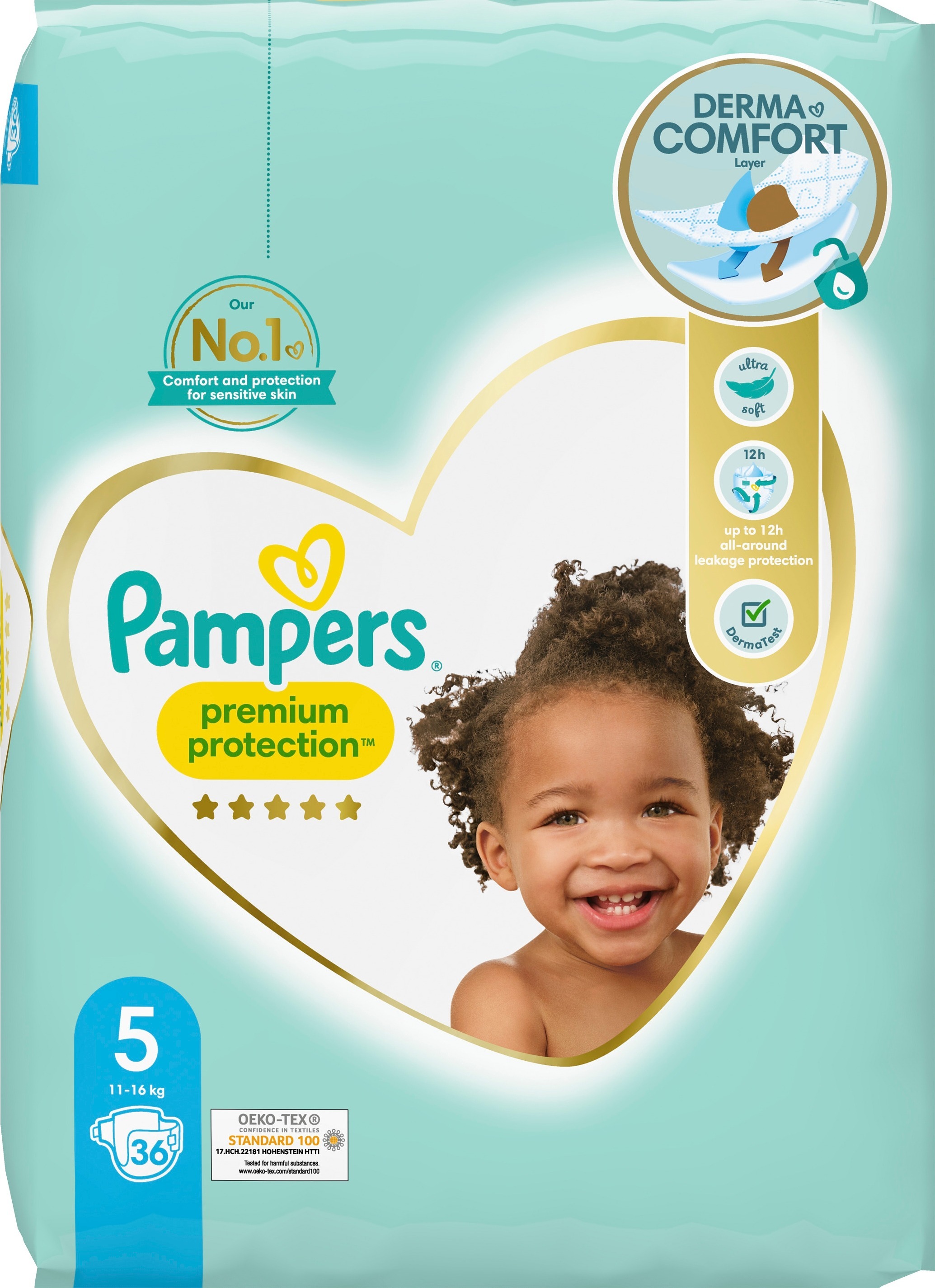 Pampers Premium Protection 5 (11-16kg) 36 st