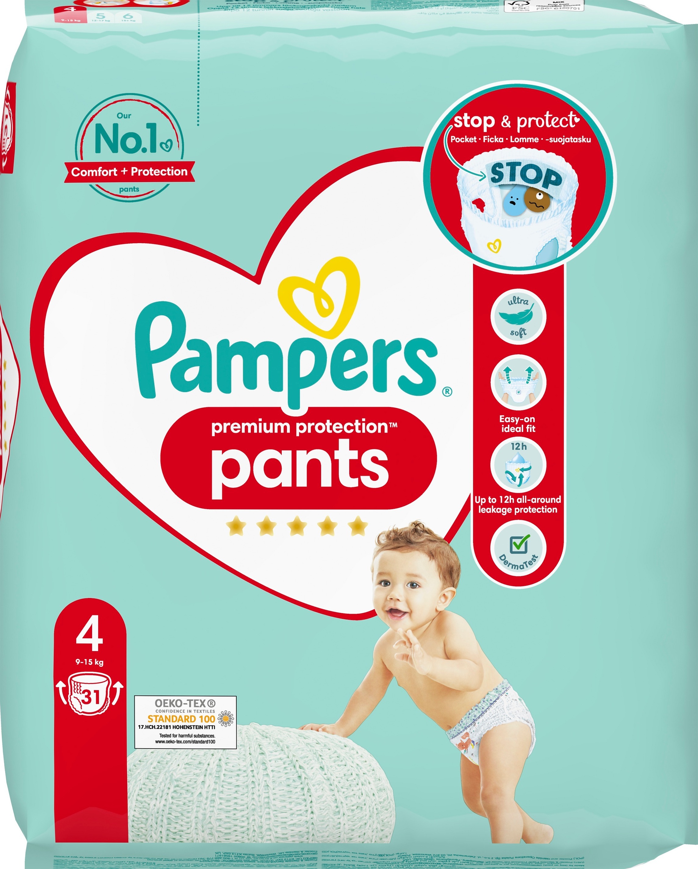 Pampers Premium Protection Pants 4 (9-15kg) 31 st