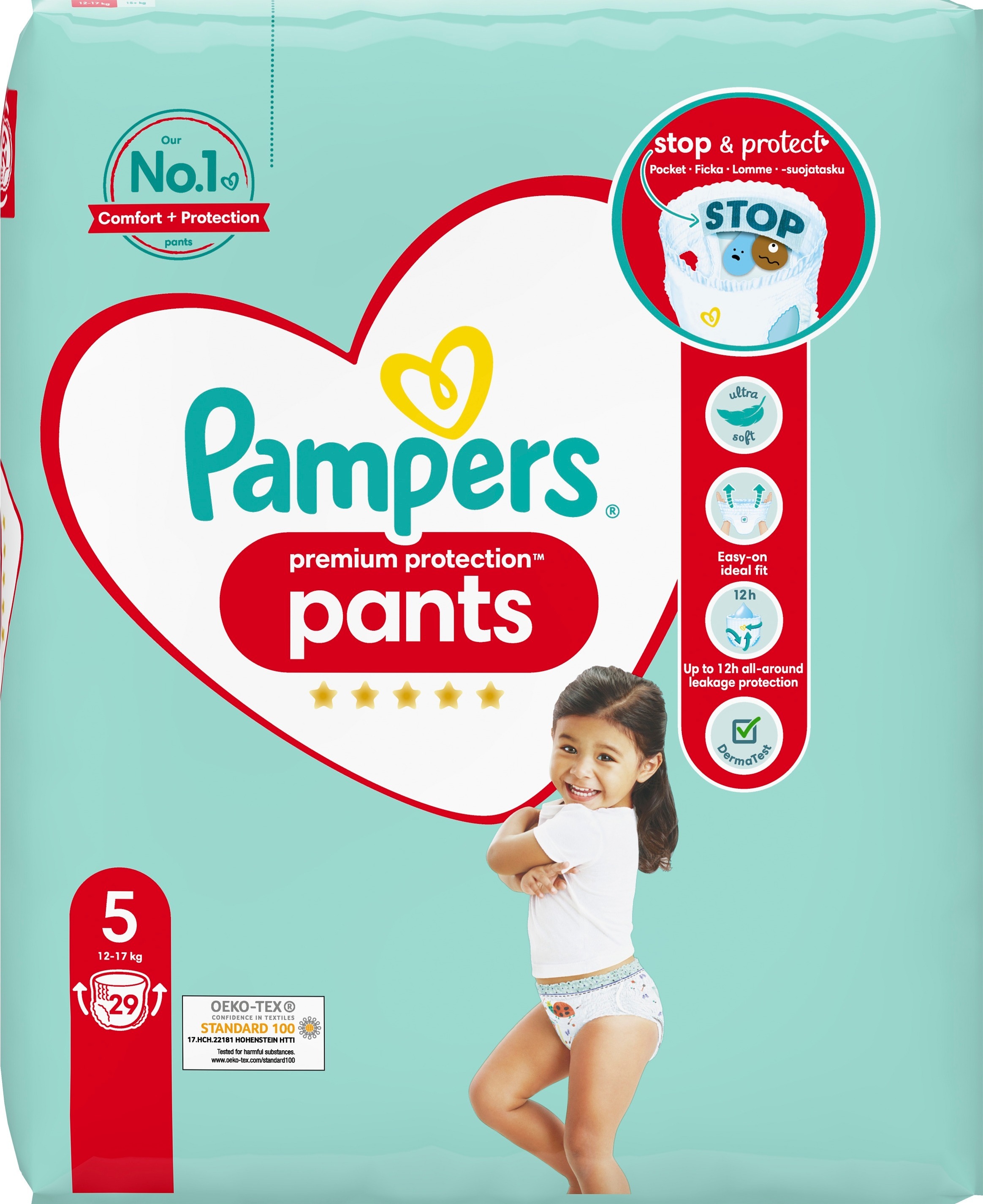 Pempers Premium Protection Pants 5 (12-17kg) 29 st
