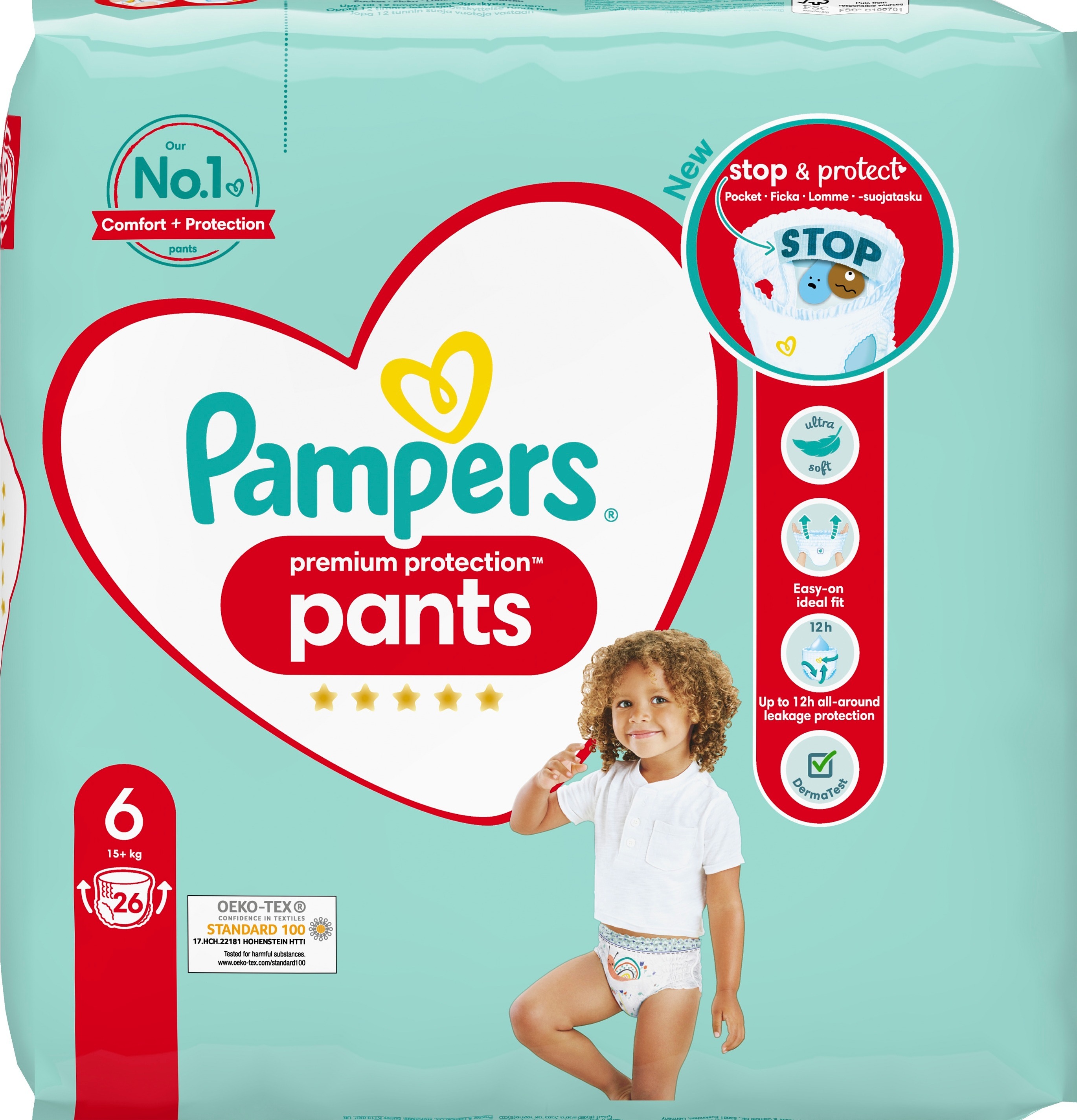 Pampers Premium Protection Pants 6 (15+kg) 26 st