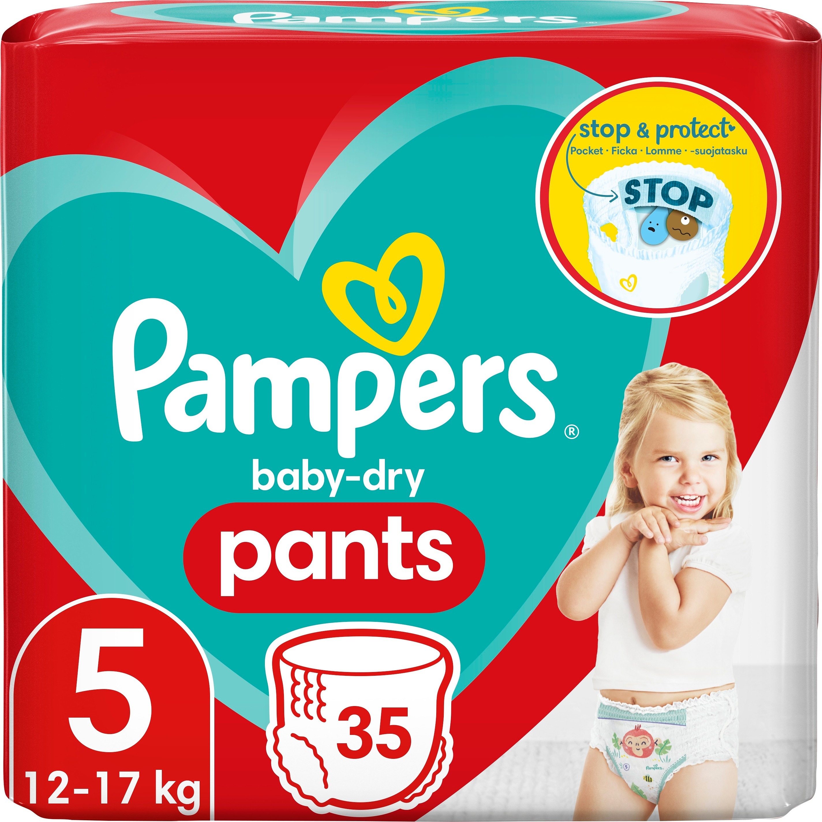 Pampers Baby-dry Pants 5 (12-17kg) 35 st