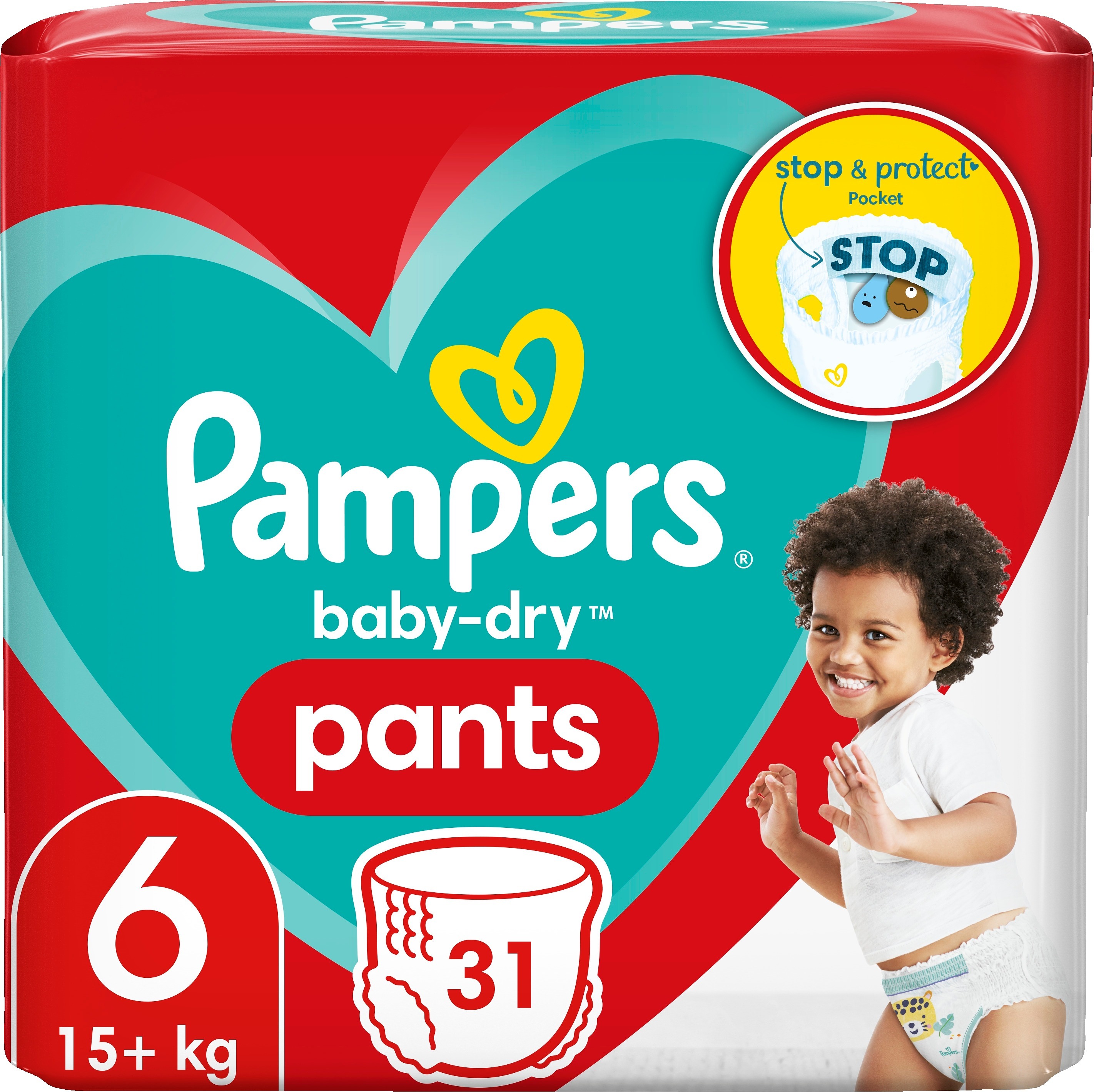Pampers Baby-dry Pants 6 (15+kg) 31 st
