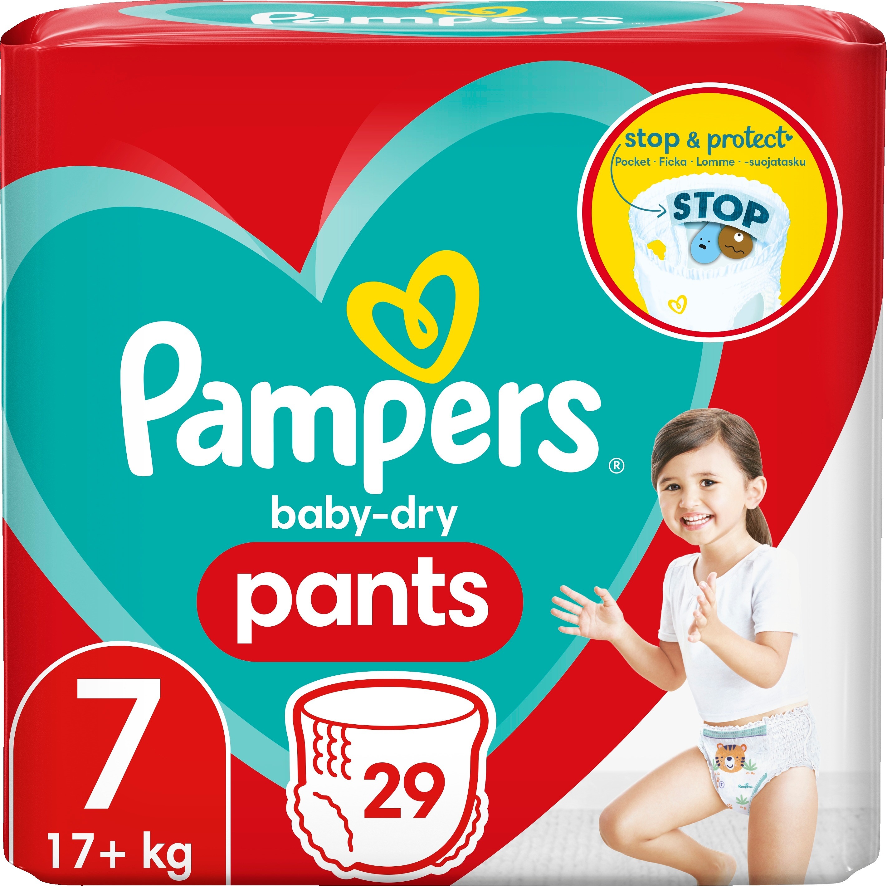 Pampers Baby-dry Pants 7 (17+kg) 29 st