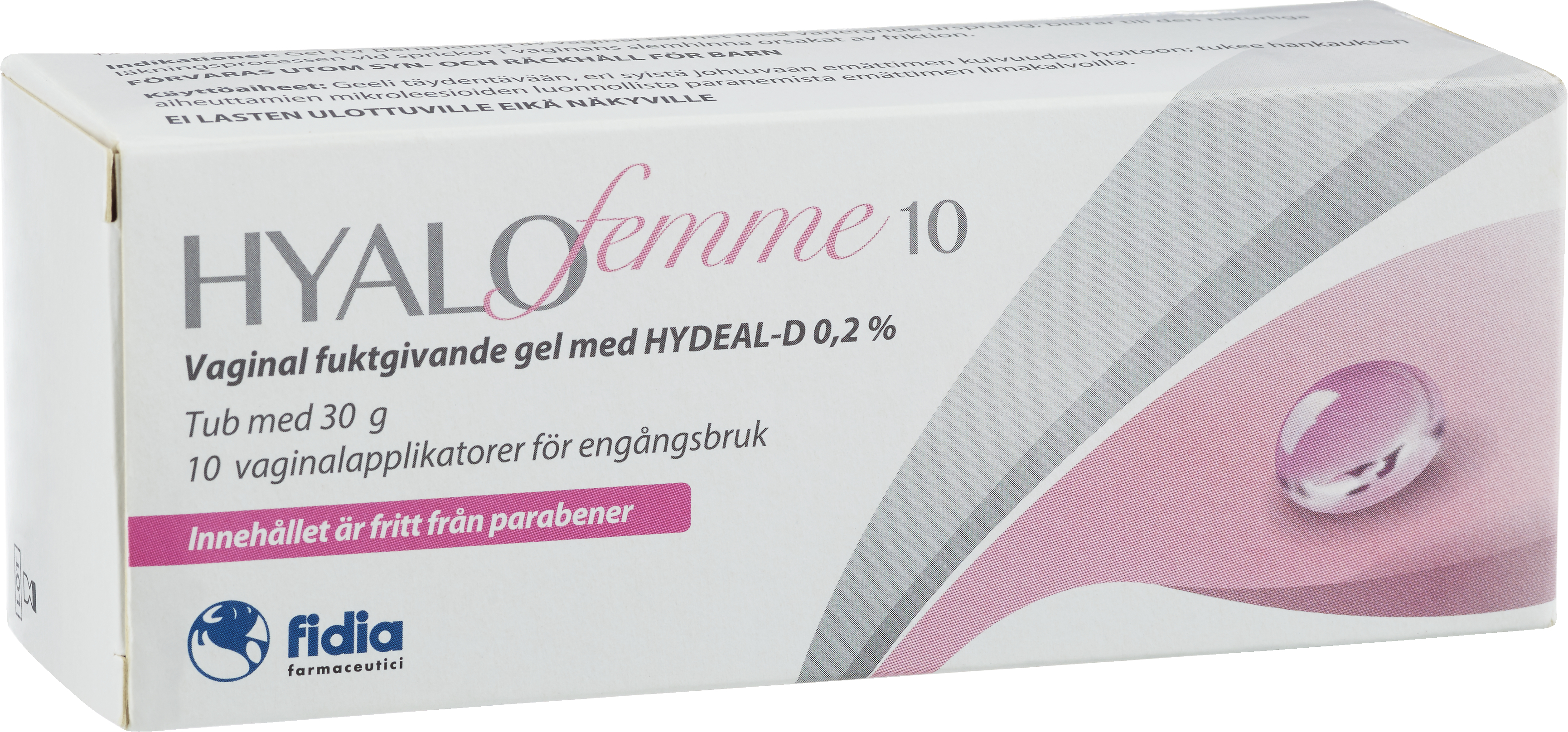 Hyalofemme Hydeal-d® 0,2 % vaginal gel 10 st