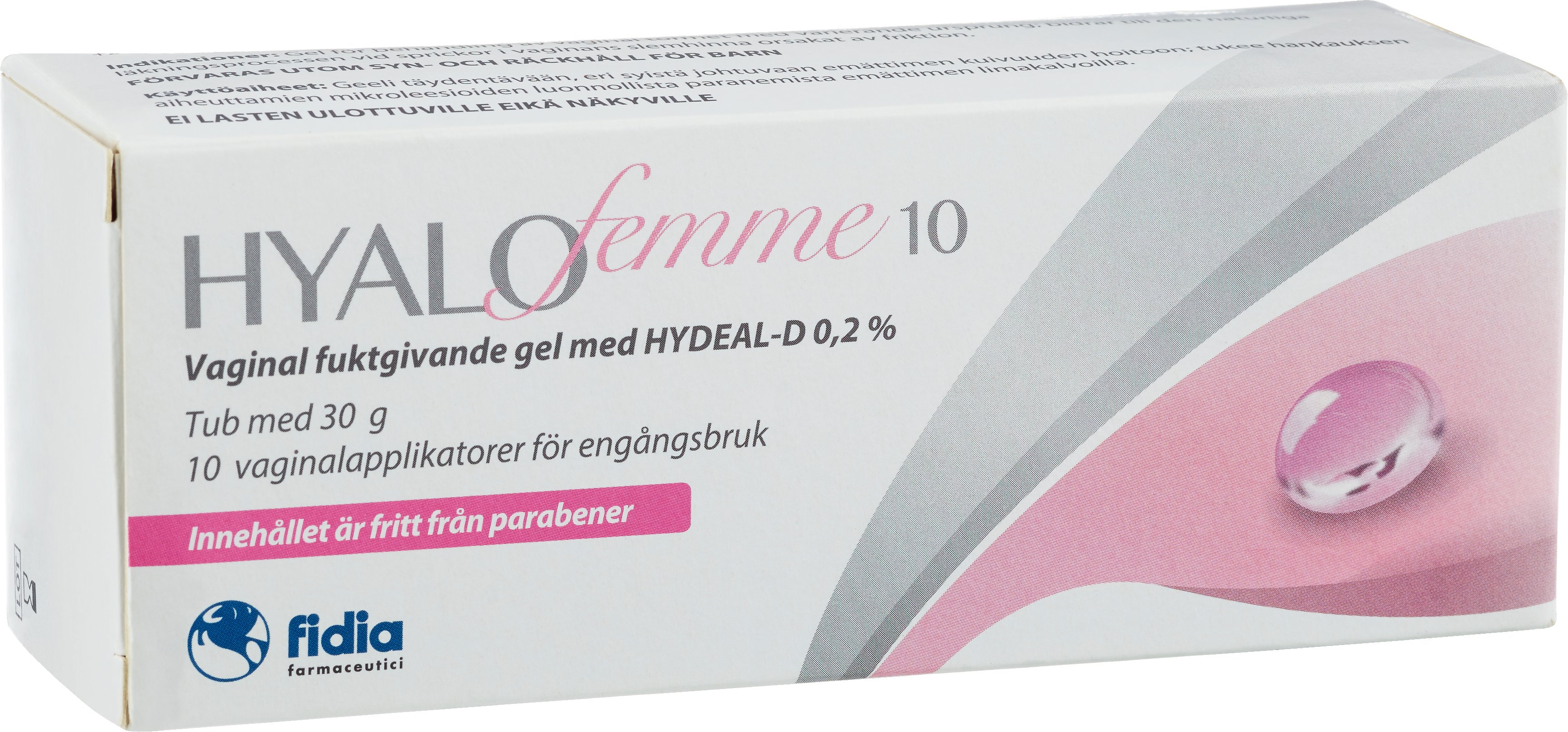 Hyalofemme Hydeal-d® 0,2 % vaginal gel 10 st