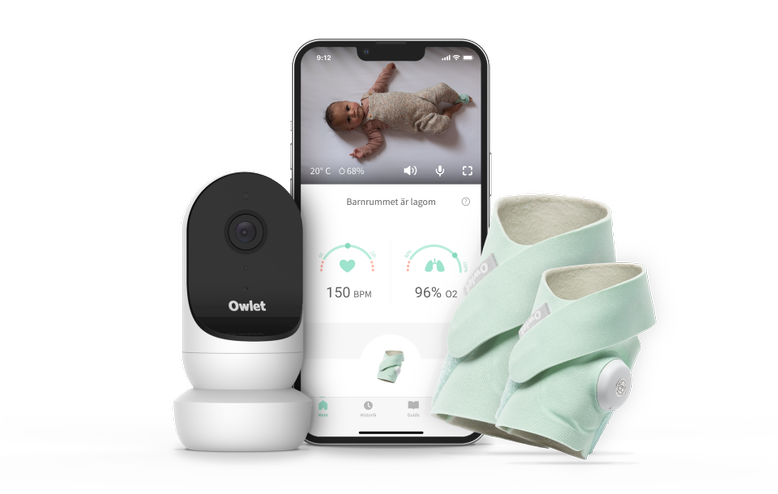 Owlet Monitor Duo 3 with Cam 2 Mint 1 st