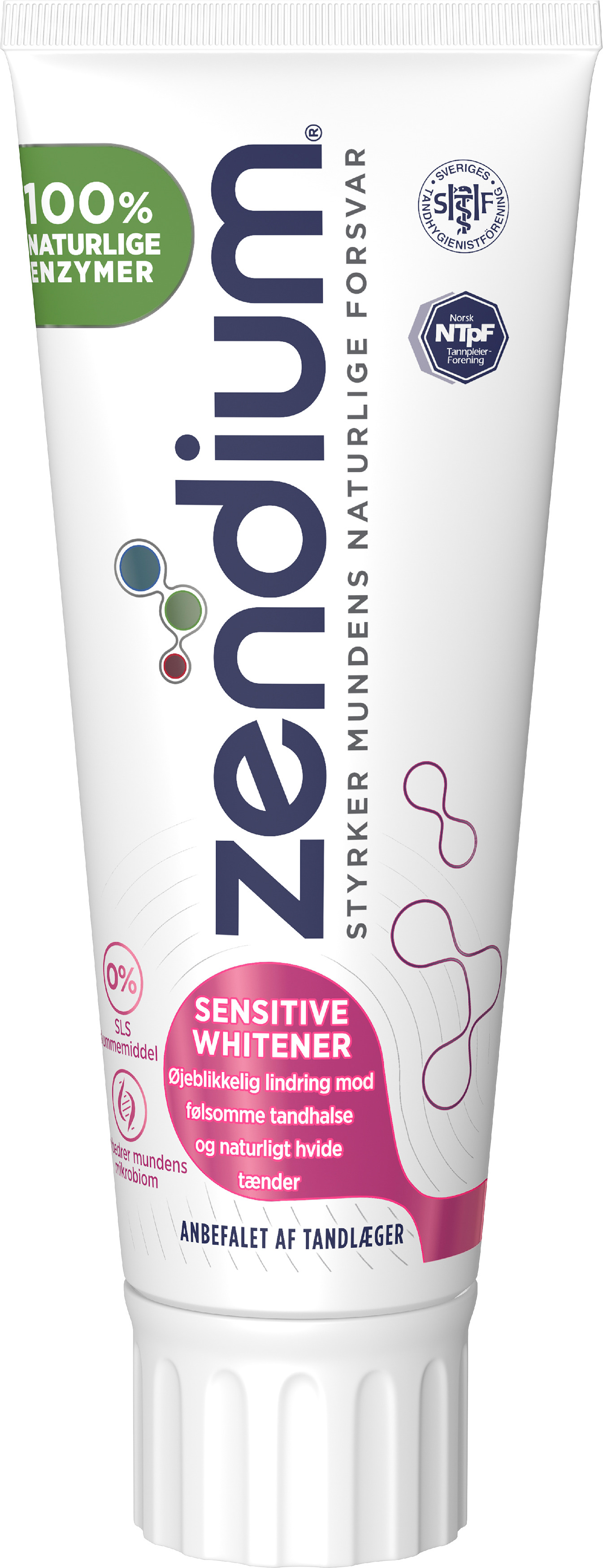 Zendium Sensitive Whitener Tandkräm 75 ml