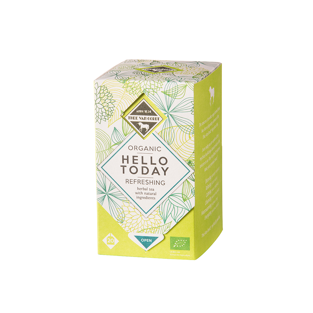 Thee Van Oordt Hello Today 20 tepåsar