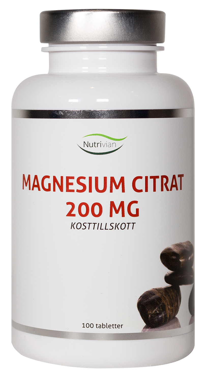 Nutrivian Magnesium Citrat 100 tabletter