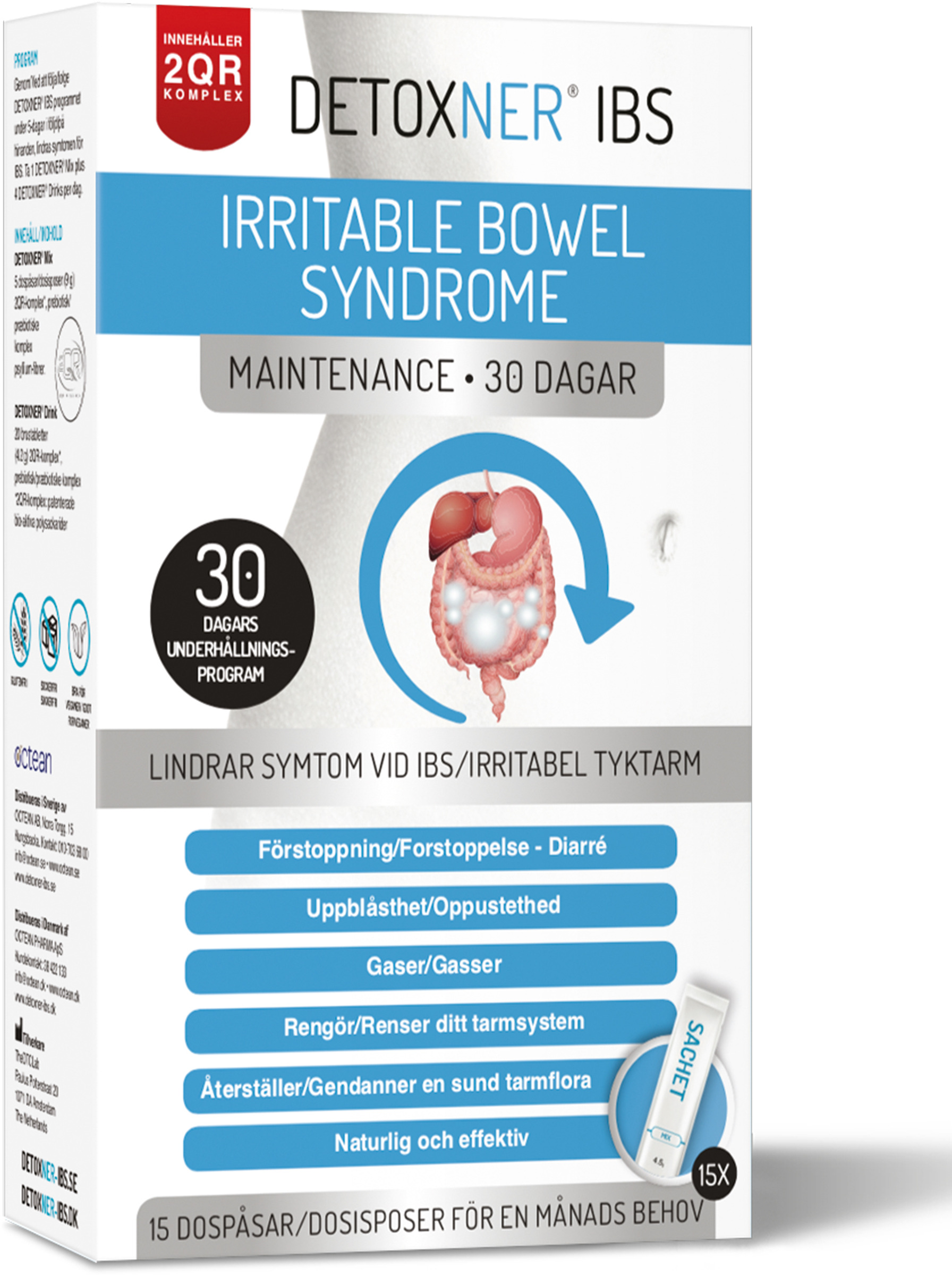 Detoxner IBS Maintenance 15 dospåsar